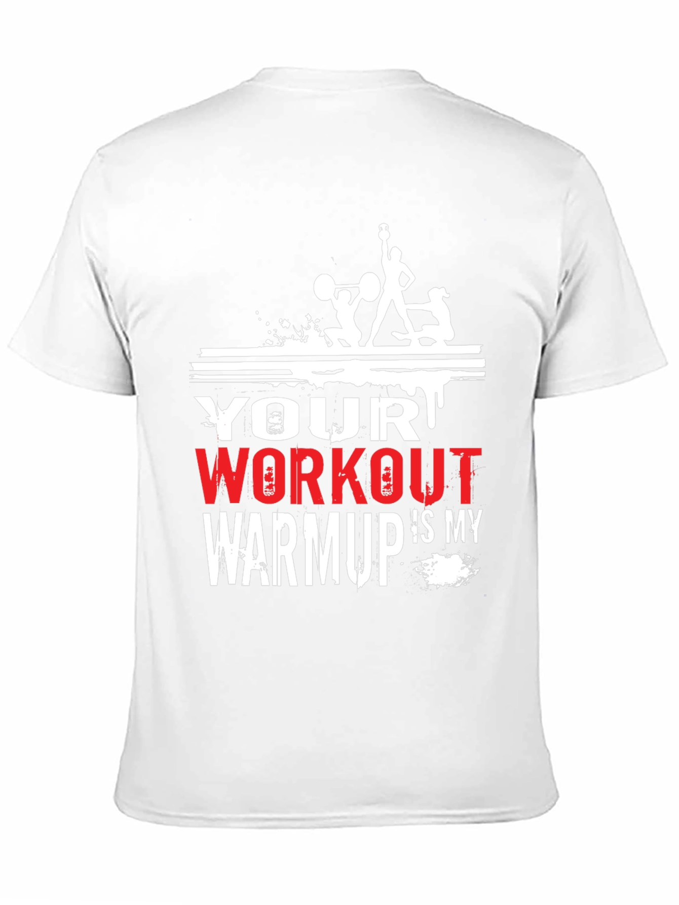 Workout Warmup Graphic Tee - Black