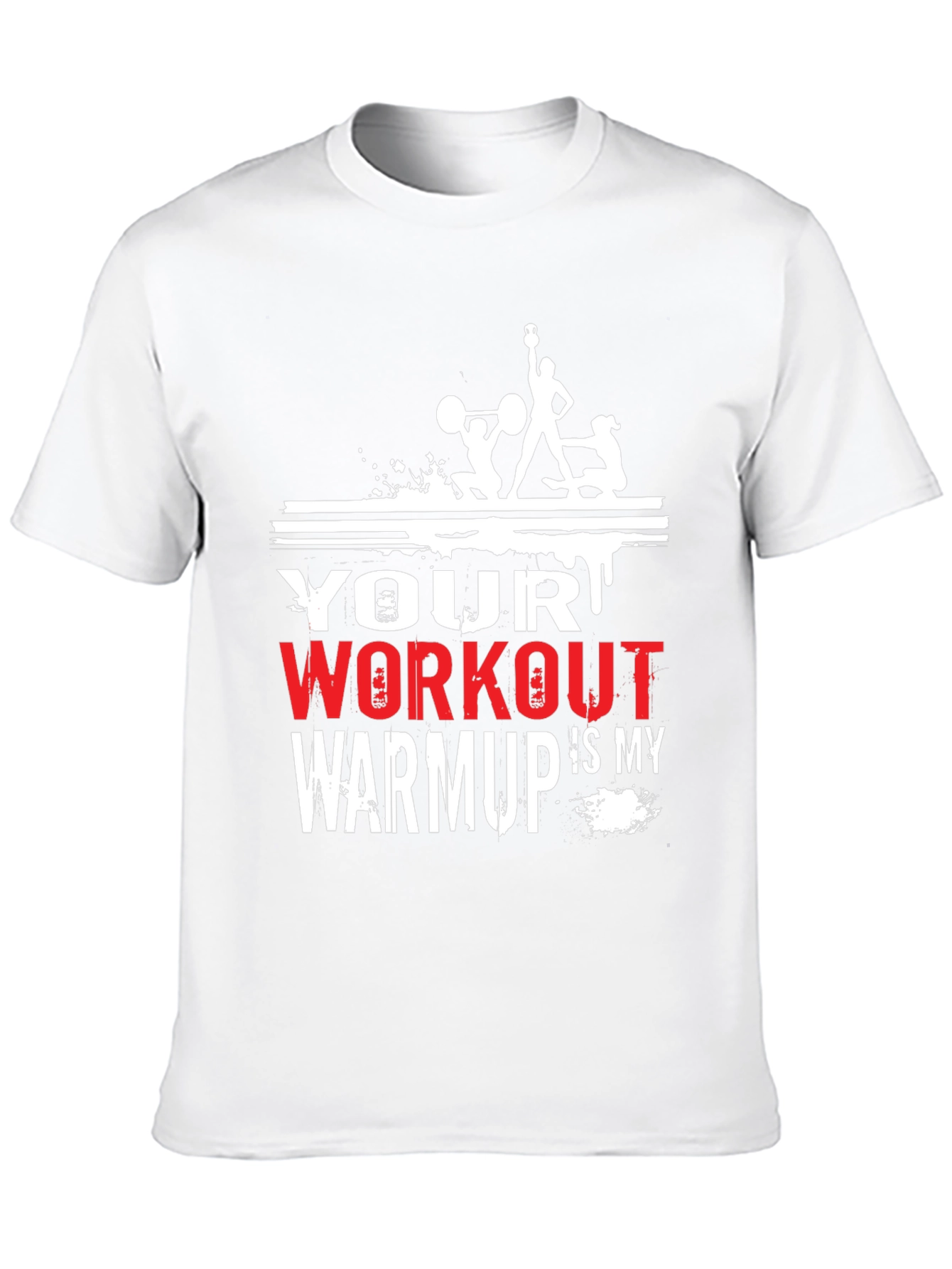 Workout Warmup Graphic Tee - Black