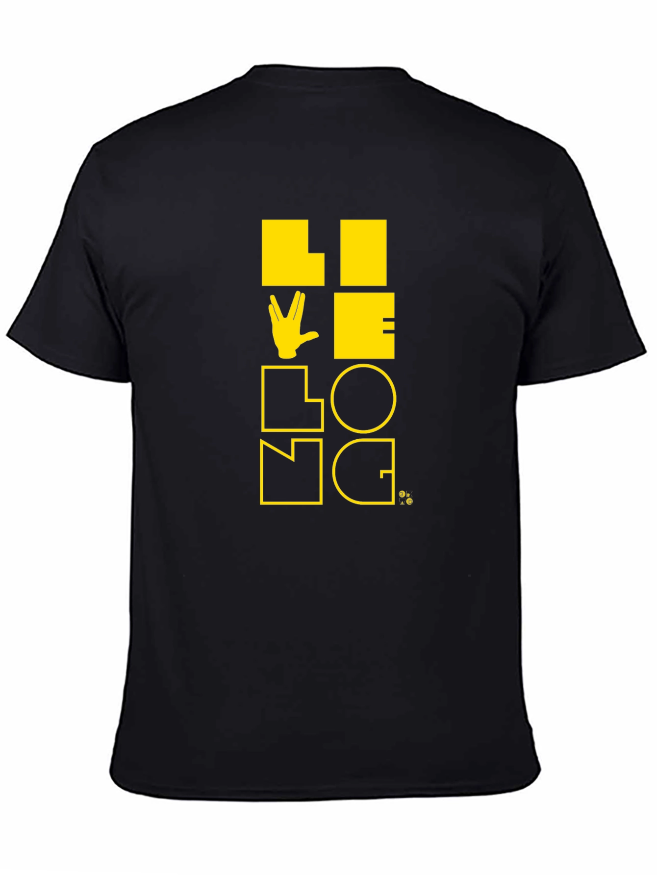 Live Long Graphic Tee - Black Star Trek Shirt