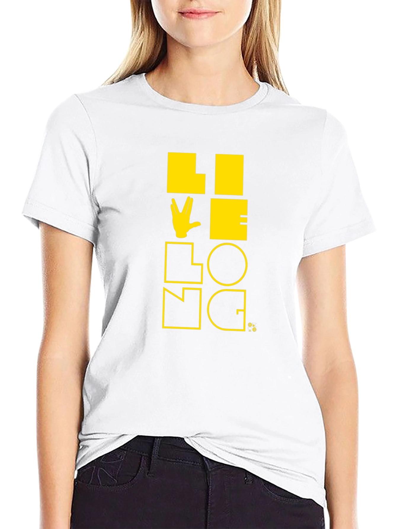 Live Long Graphic Tee - Black Star Trek Shirt