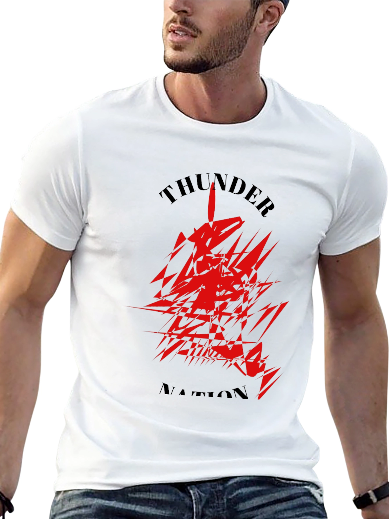 Thunder Nation Black Graphic Tee