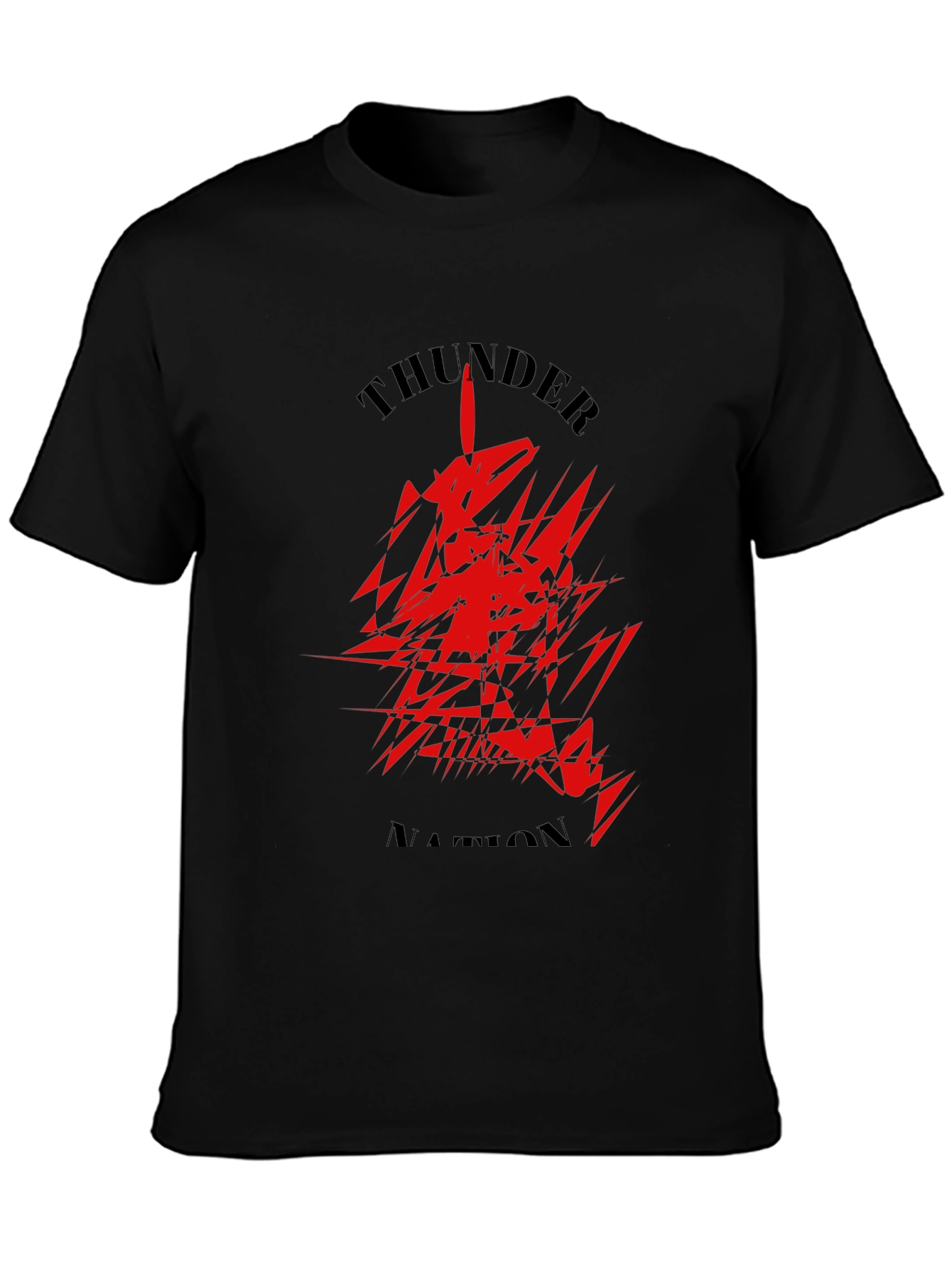 Thunder Nation Black Graphic Tee