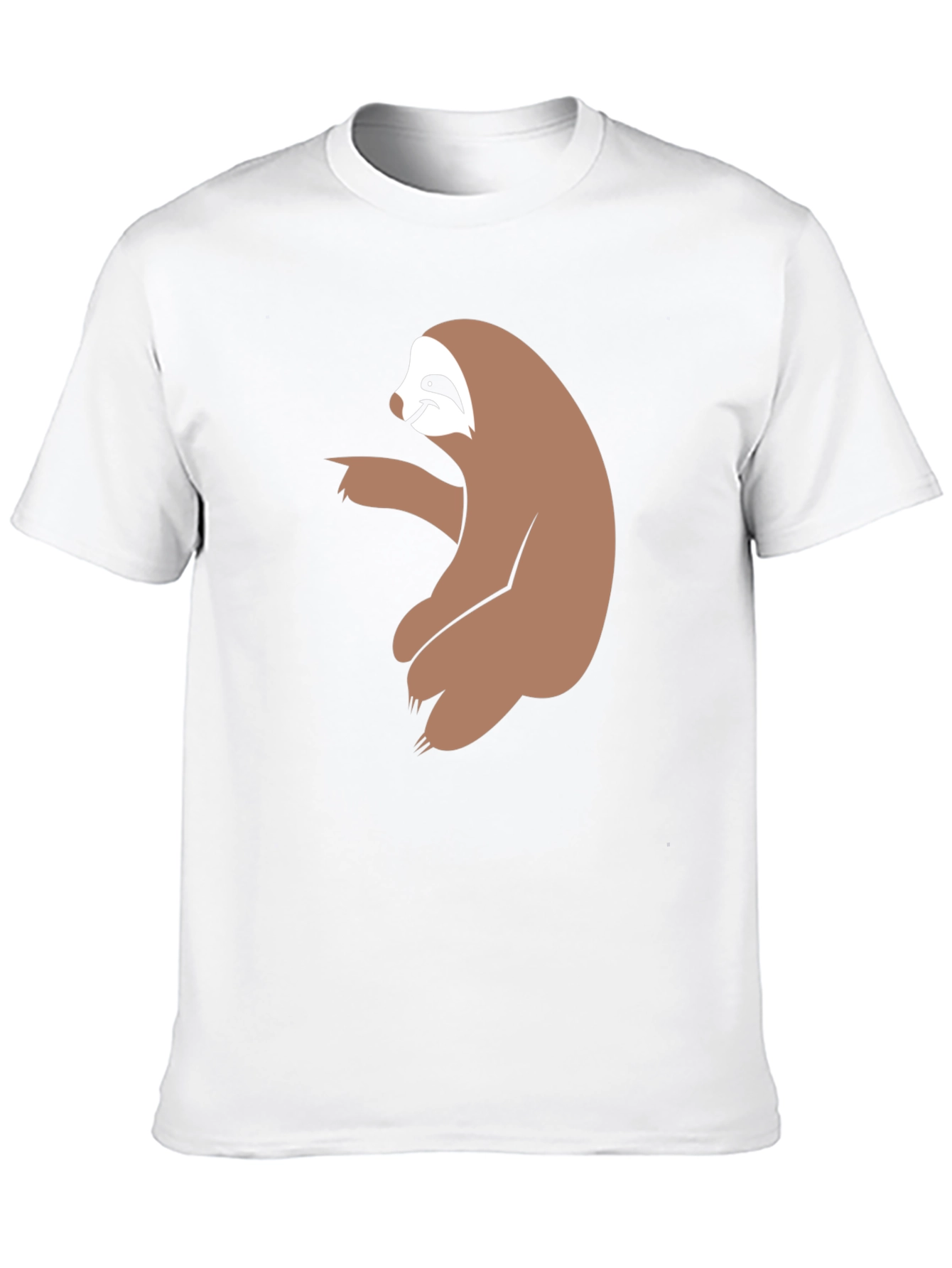 Sloth Pointing Graphic Tee - Mens Black T-Shirt