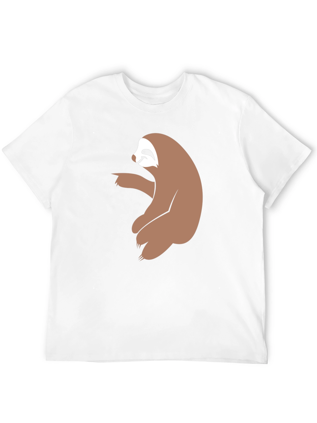 Sloth Pointing Graphic Tee - Mens Black T-Shirt