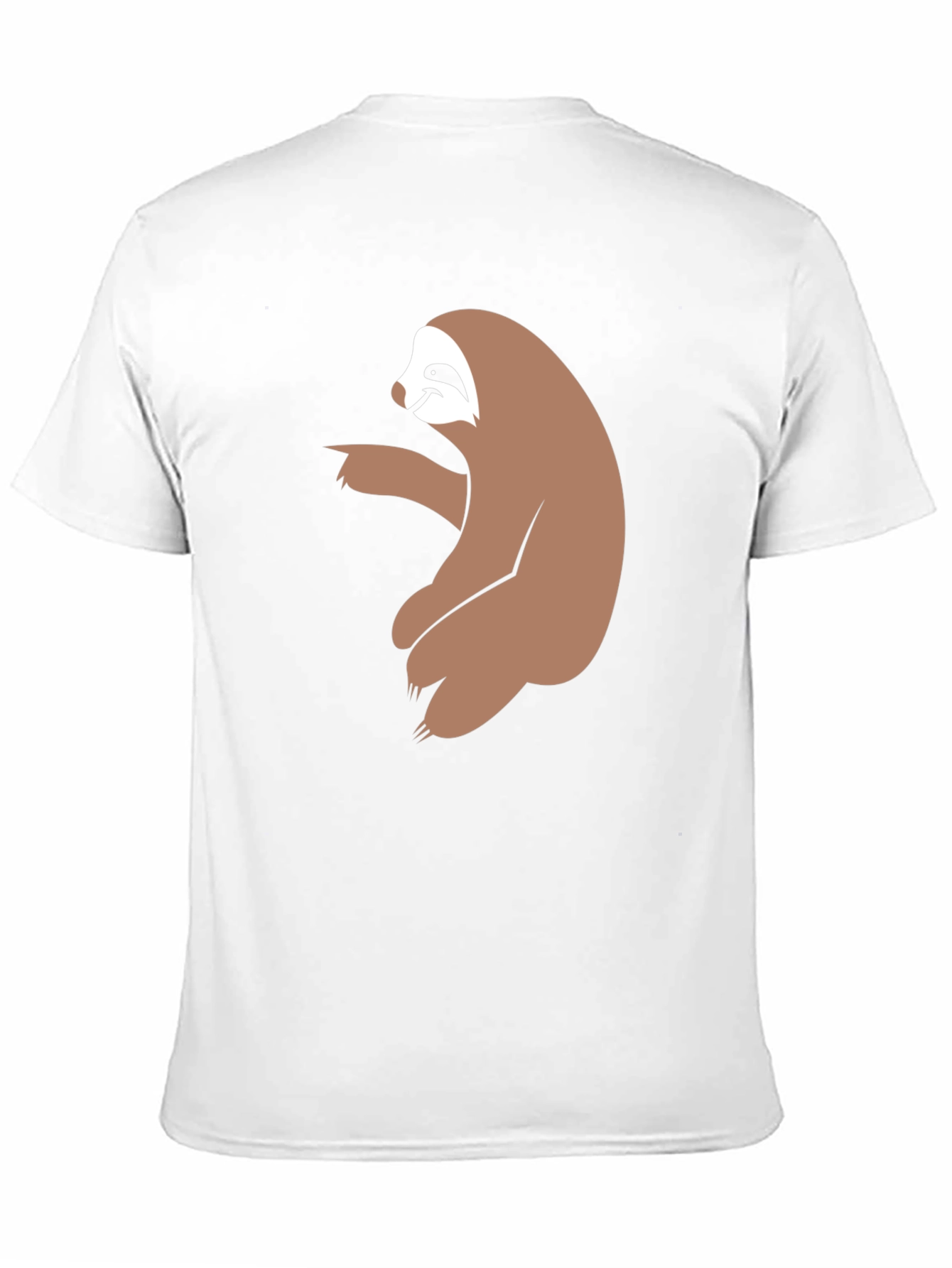 Sloth Pointing Graphic Tee - Mens Black T-Shirt