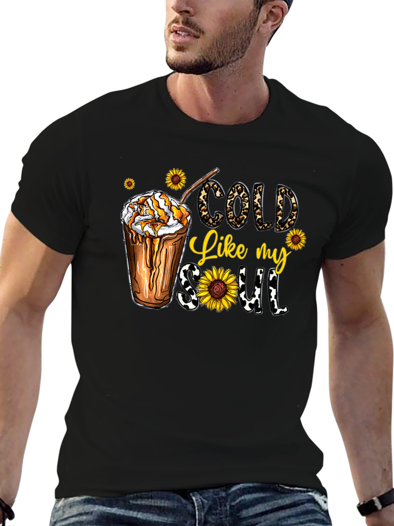 Cold Like My Soul Graphic Tee - Black