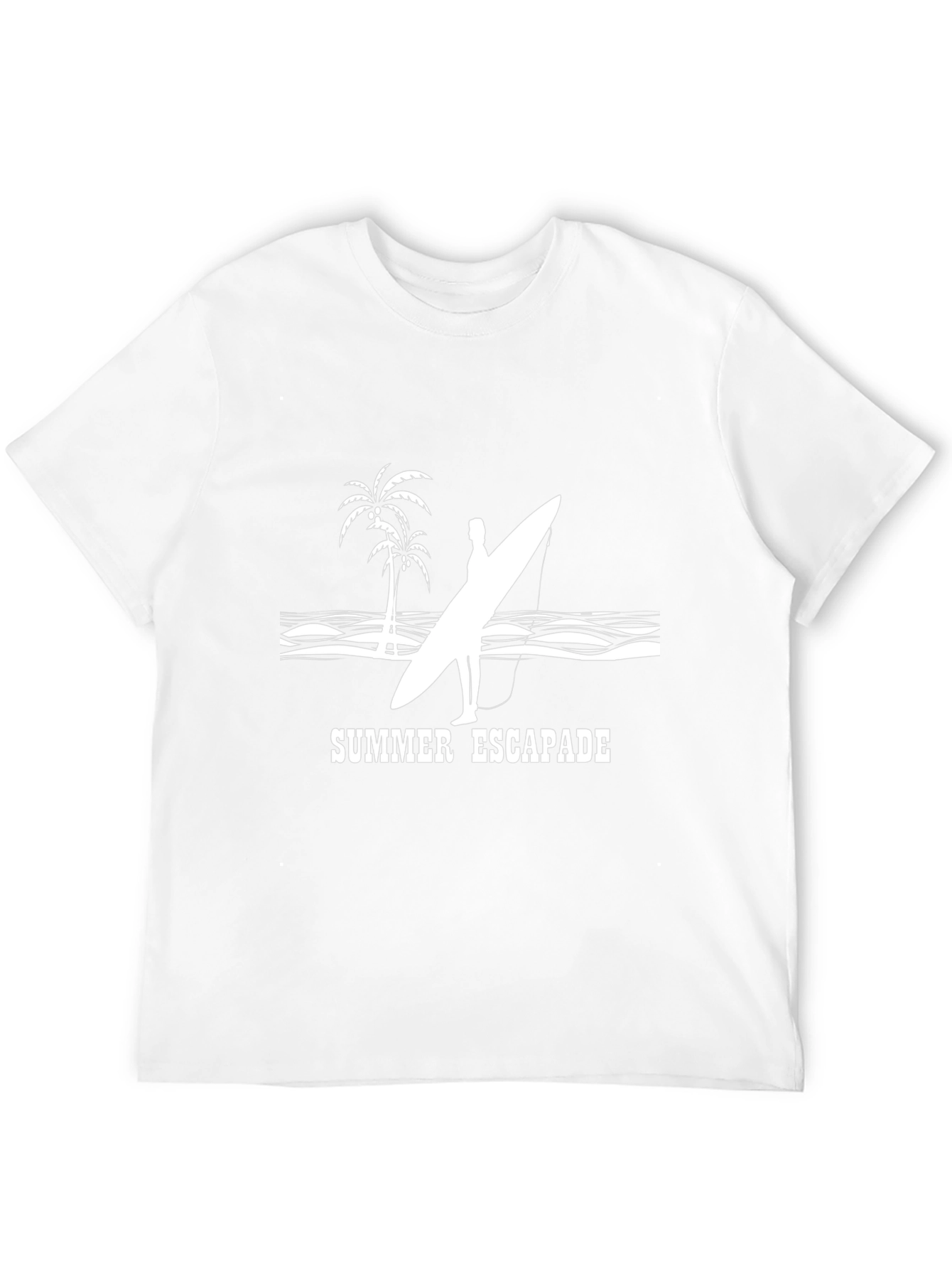 Summer Escapade Graphic T-Shirt - Black