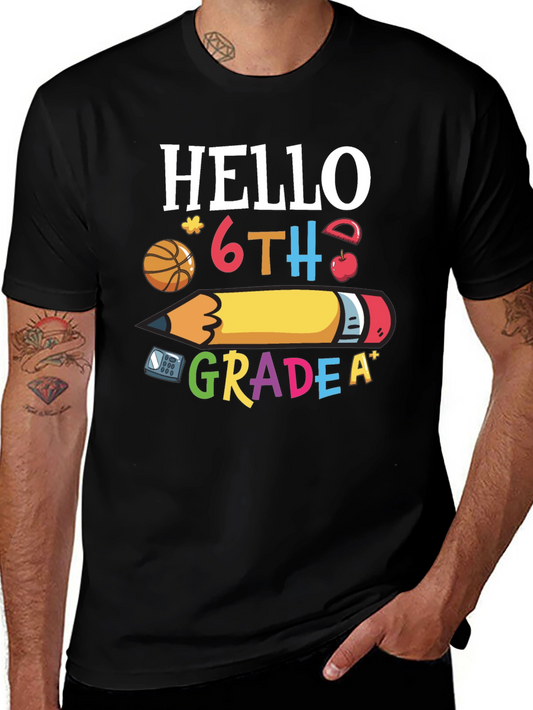 Hello 6th Grade T-Shirt Back To School
