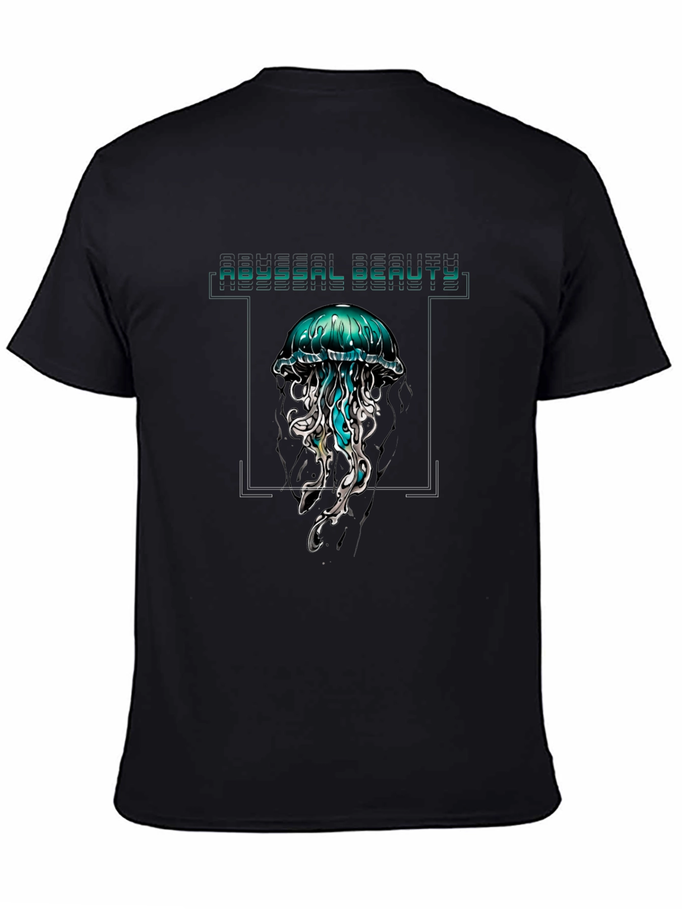 Abyssal Beauty Jellyfish Graphic Tee - Black