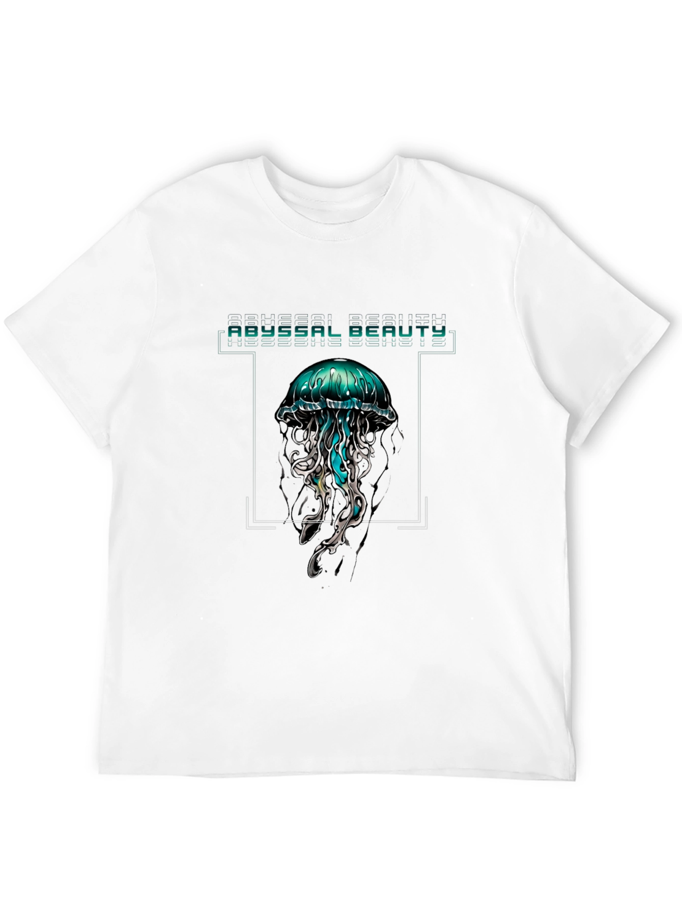 Abyssal Beauty Jellyfish Graphic Tee - Black