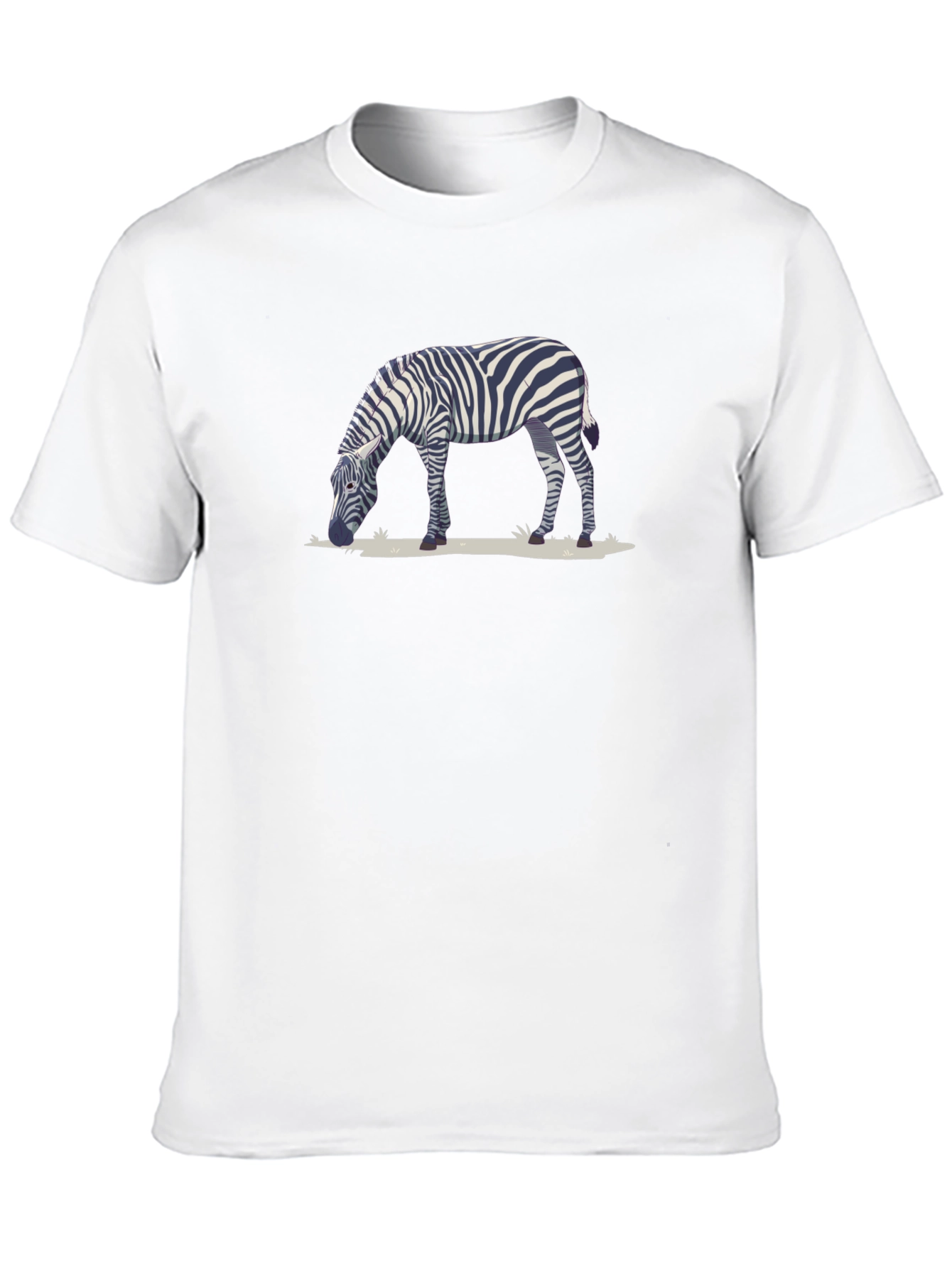 Zebra Graphic Black T-Shirt