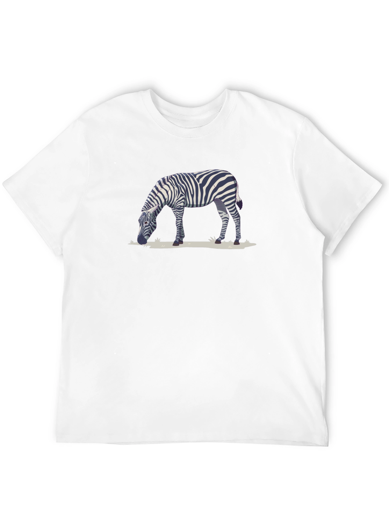Zebra Graphic Black T-Shirt