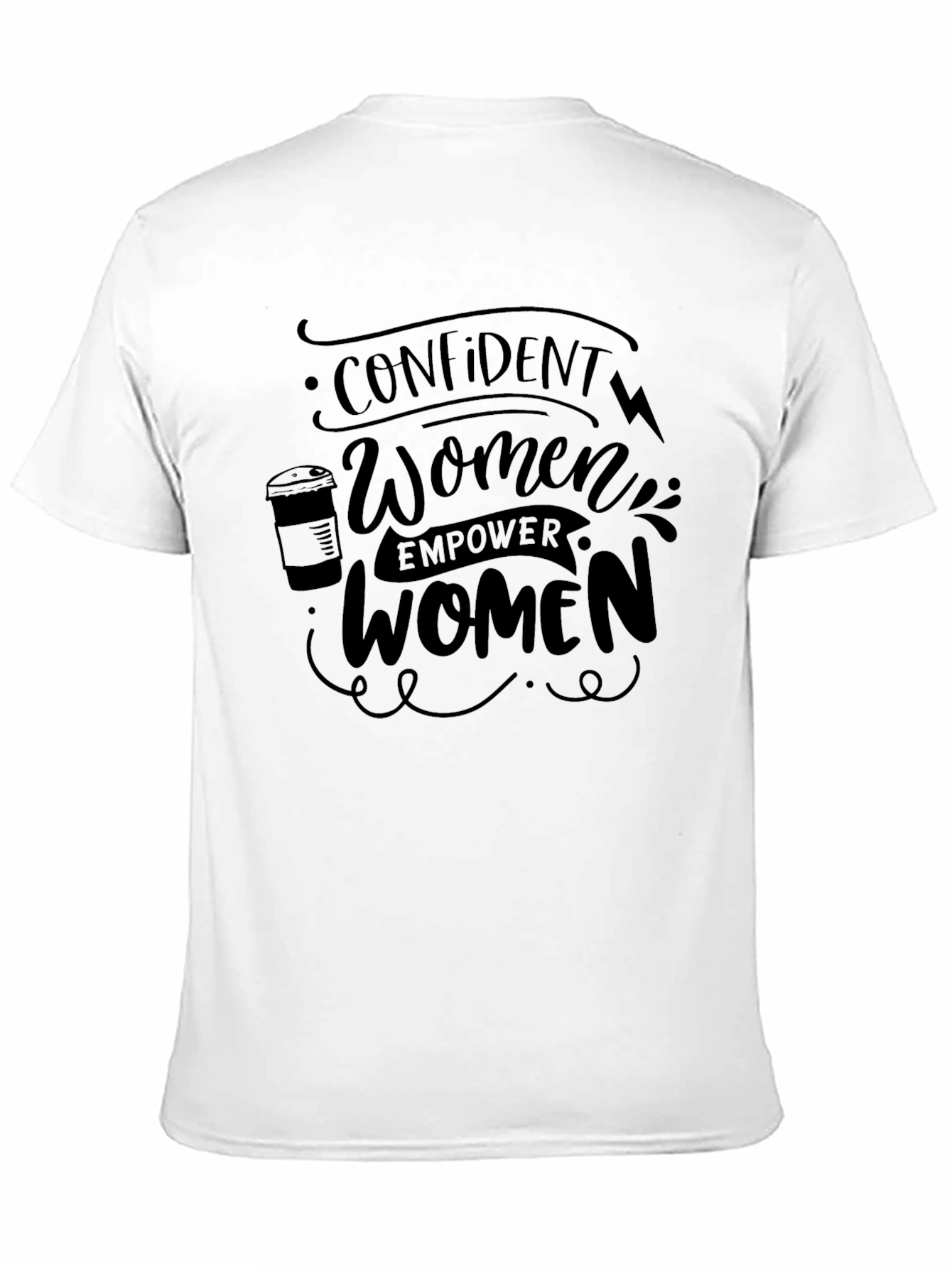 Confident Women Empower Women Black T-Shirt