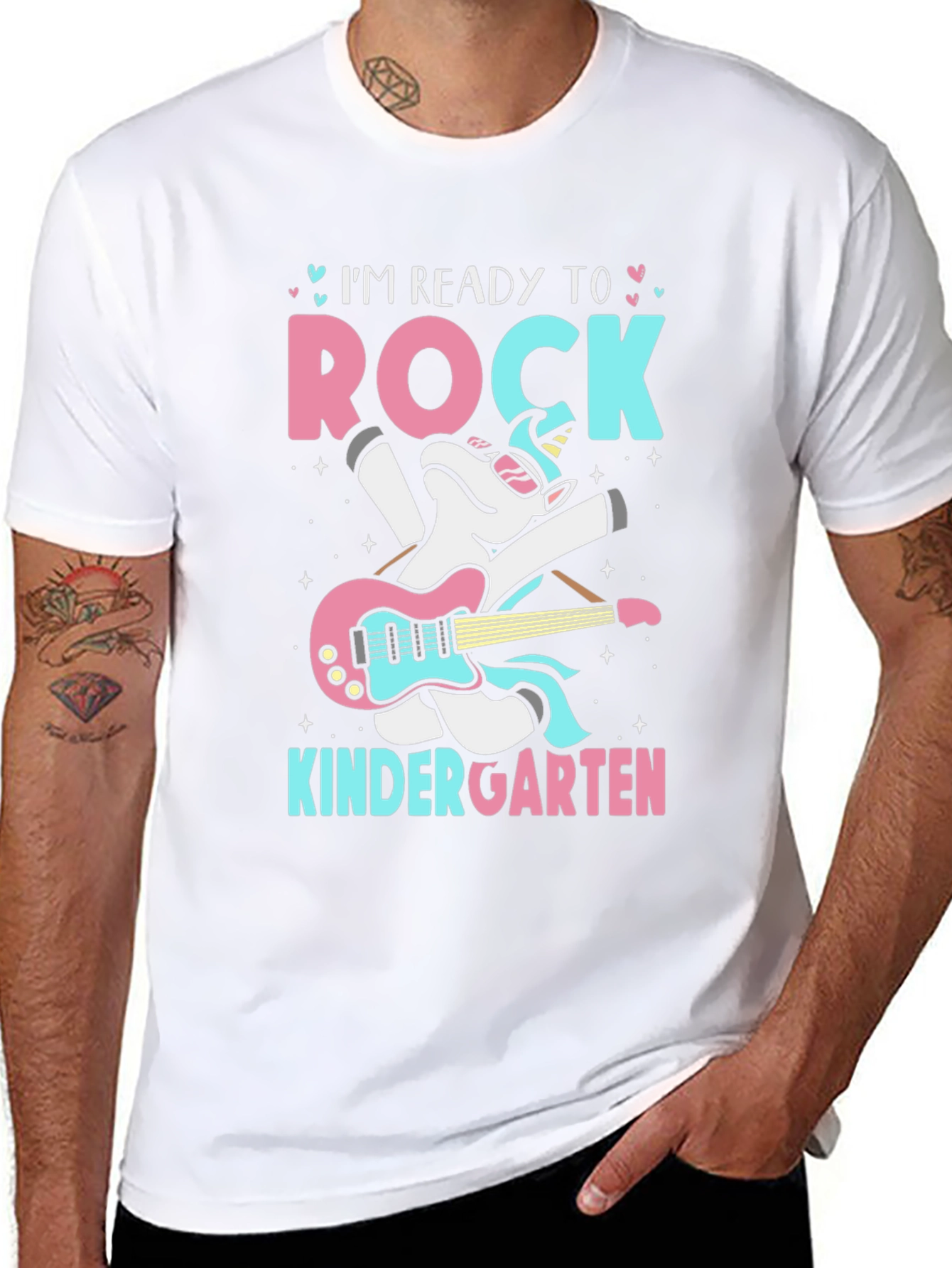 Ready to Rock Kindergarten Unicorn T-Shirt