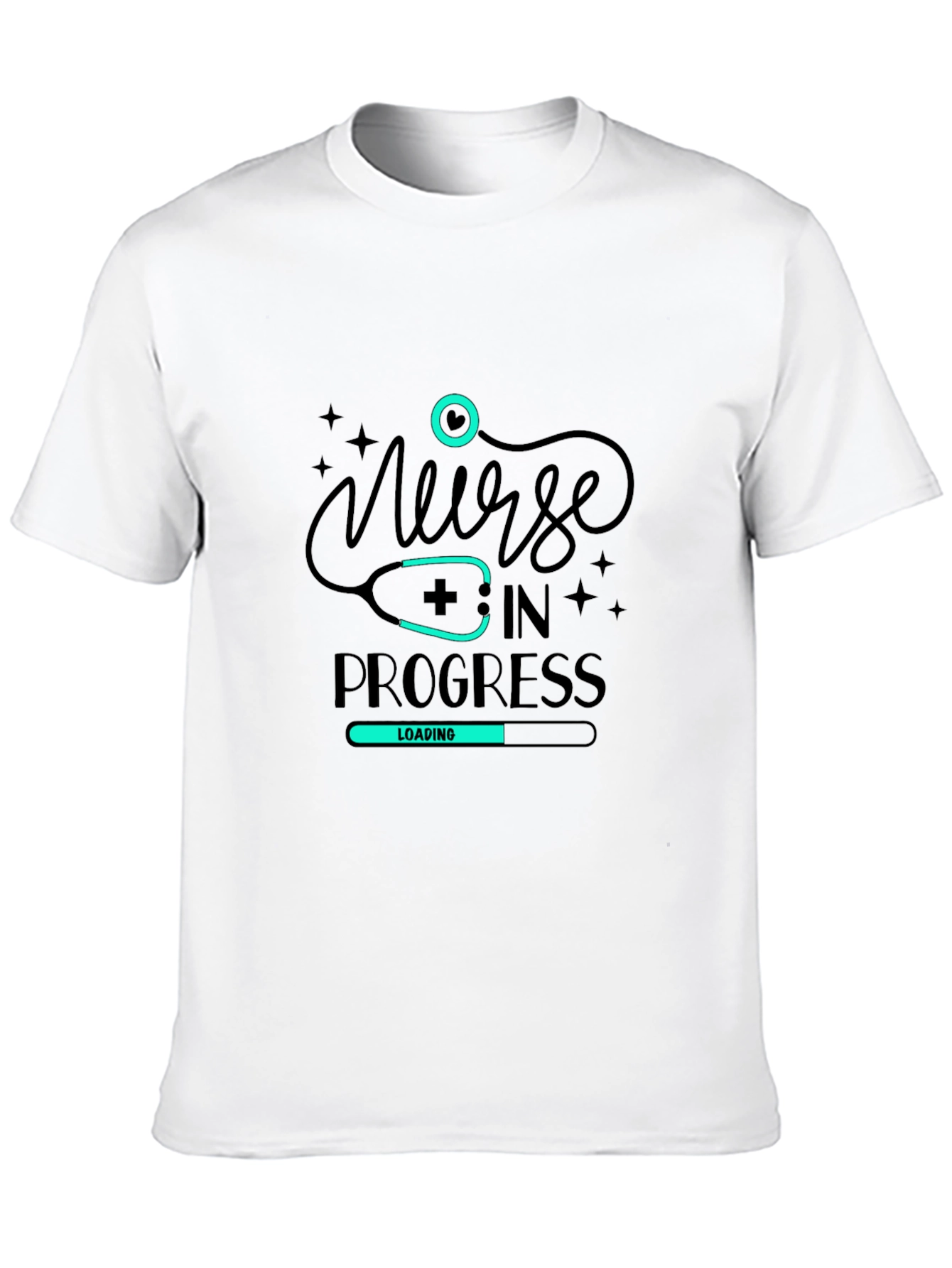 Nurse in Progress T-Shirt - Loading Design