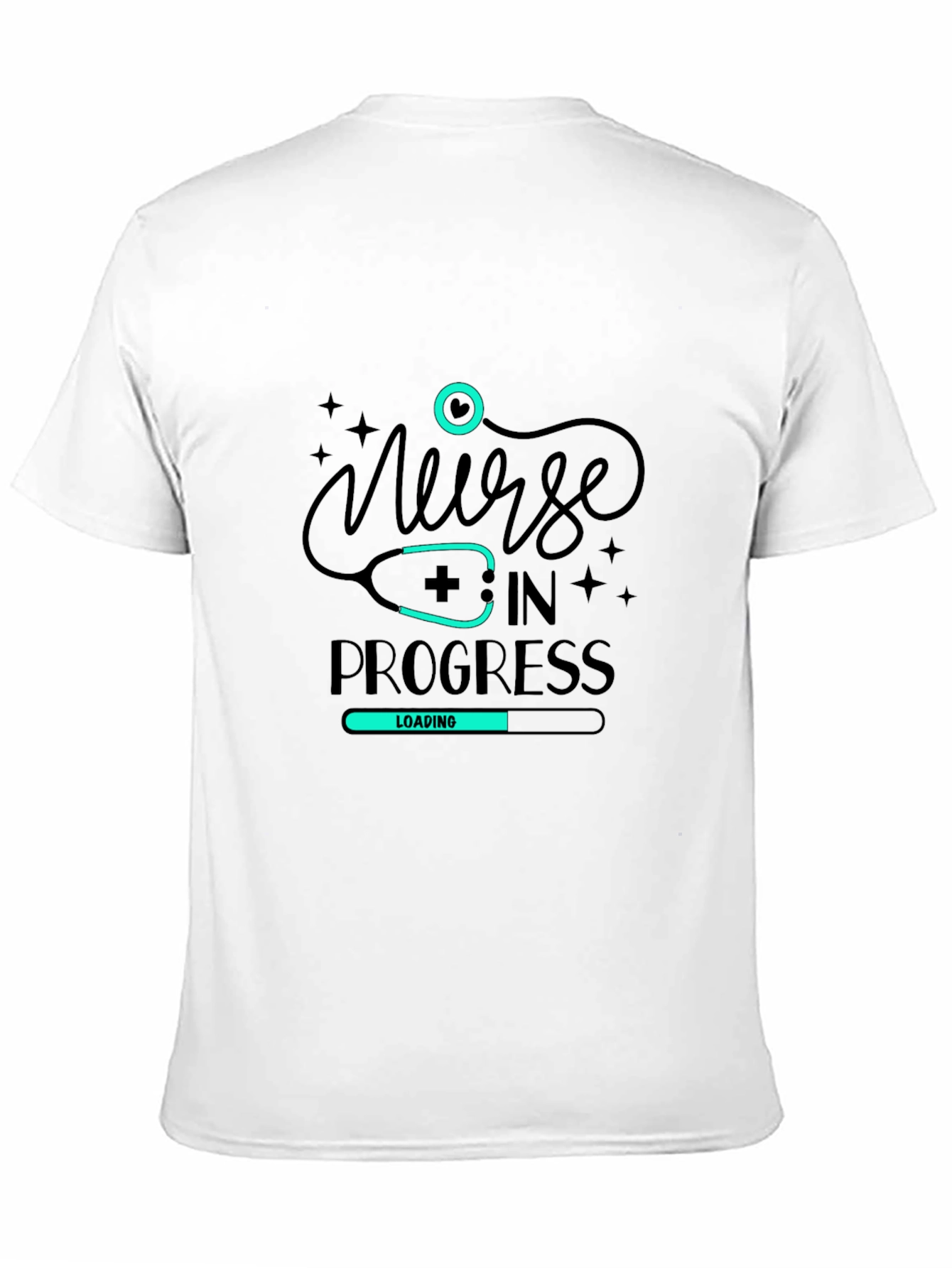 Nurse in Progress T-Shirt - Loading Design