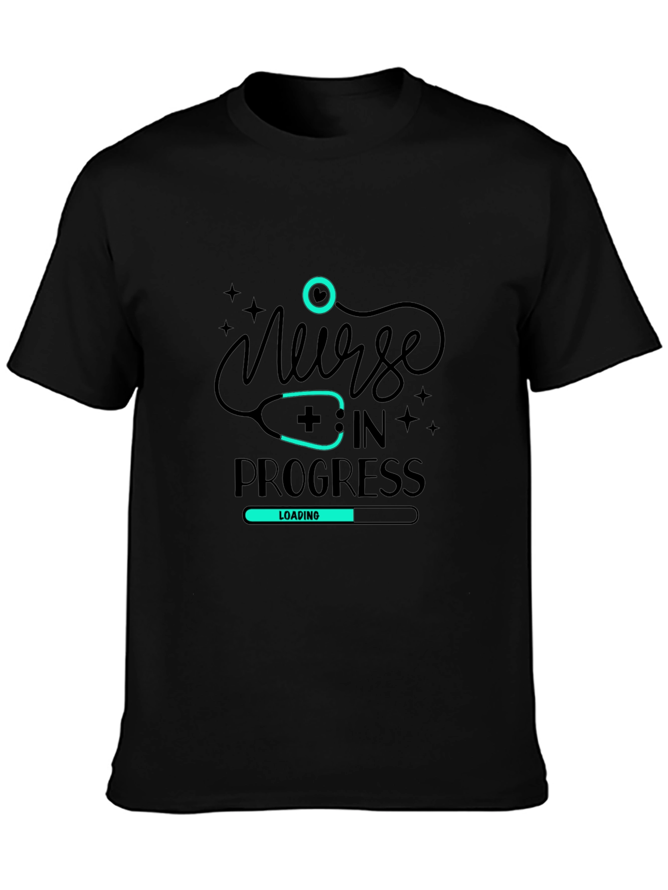 Nurse in Progress T-Shirt - Loading Design