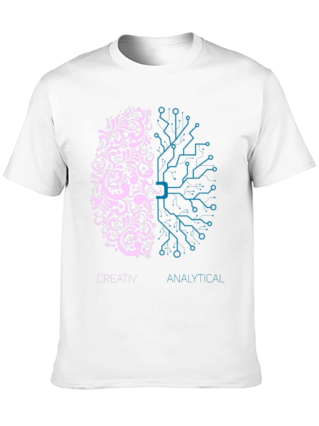 Creative vs Analytical Brain T-Shirt