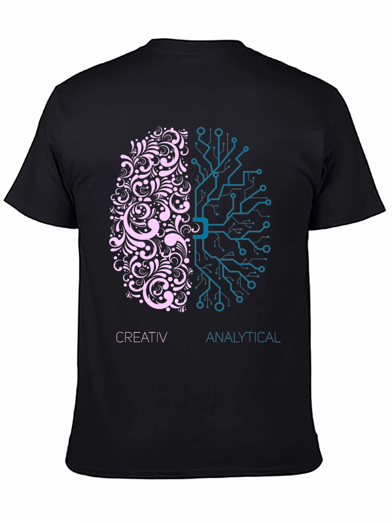 Creative vs Analytical Brain T-Shirt