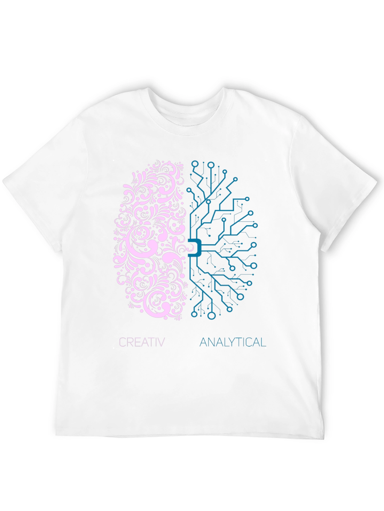 Creative vs Analytical Brain T-Shirt