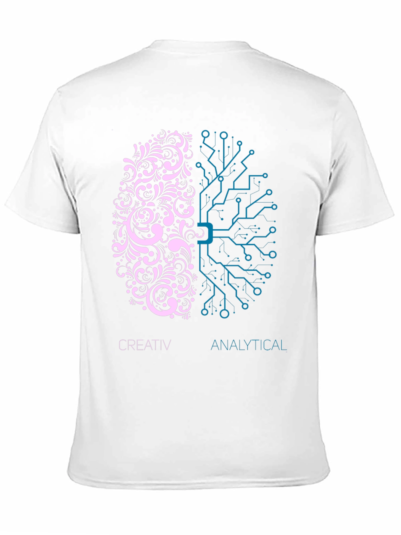 Creative vs Analytical Brain T-Shirt
