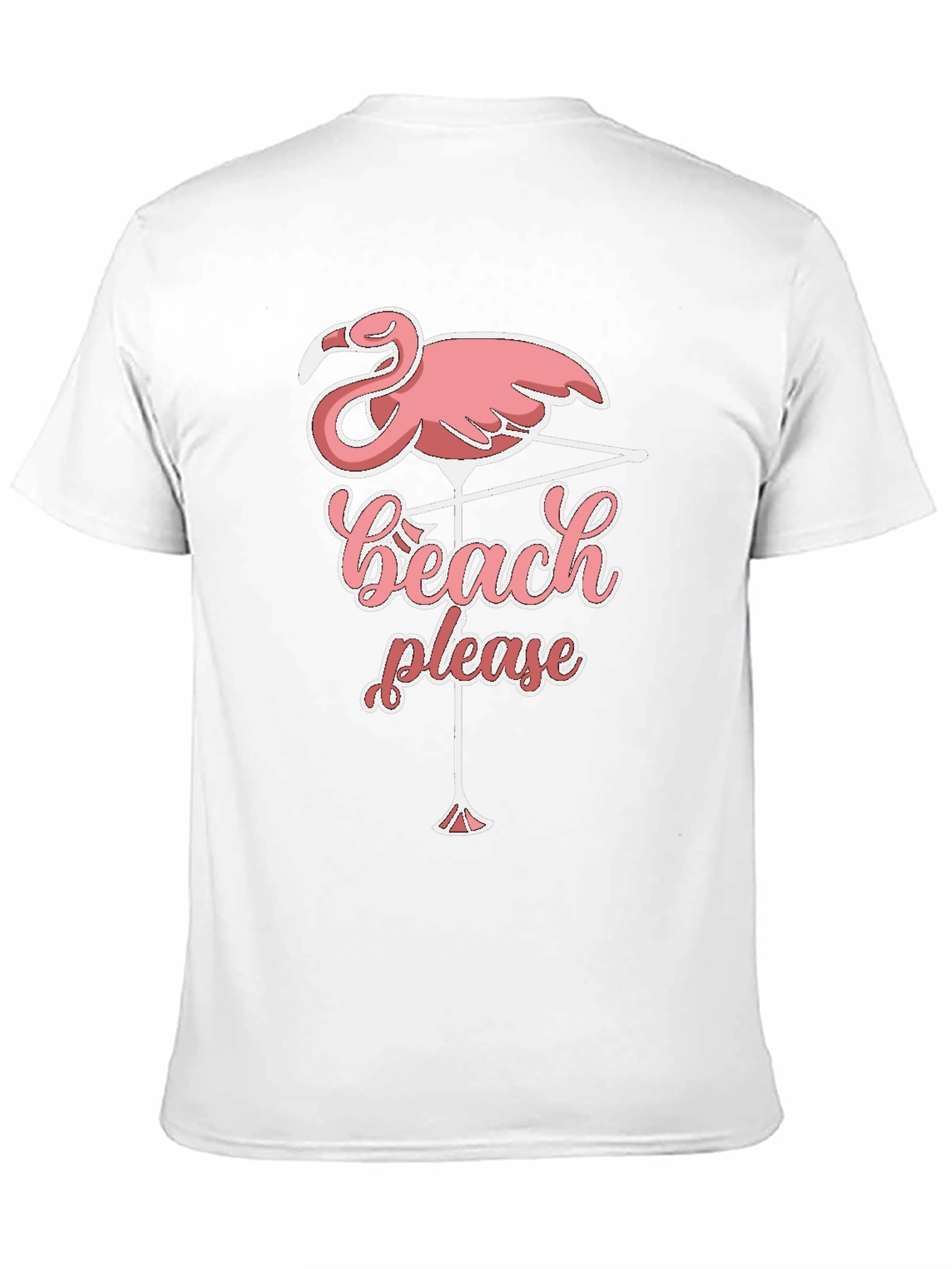 Beach Please Flamingo T-Shirt