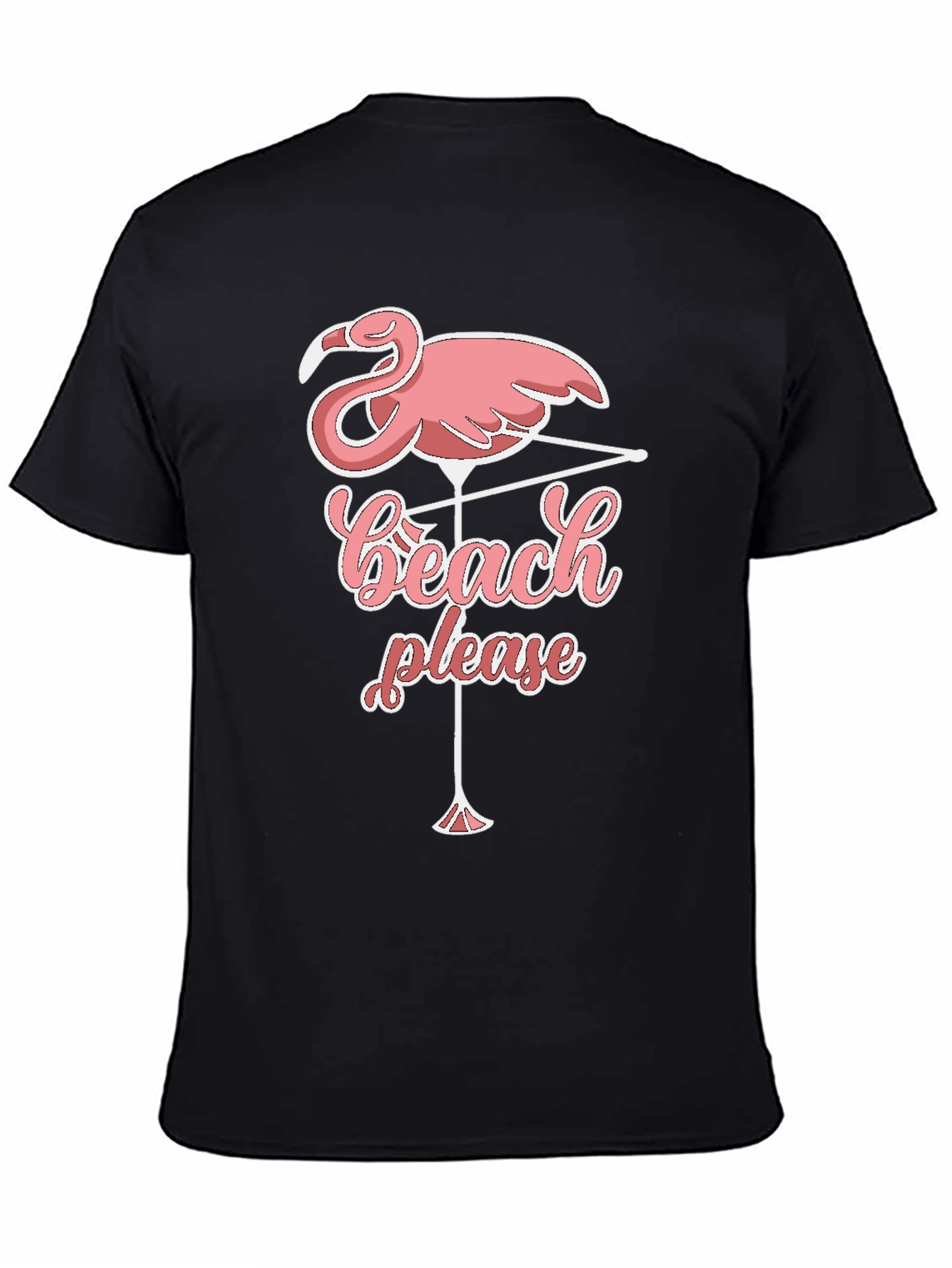 Beach Please Flamingo T-Shirt