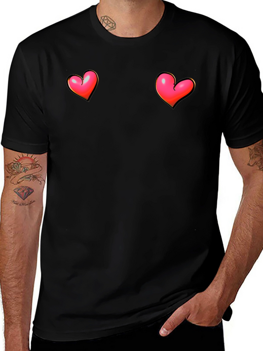 Heart Graphic Tee - Bold & Playful Design