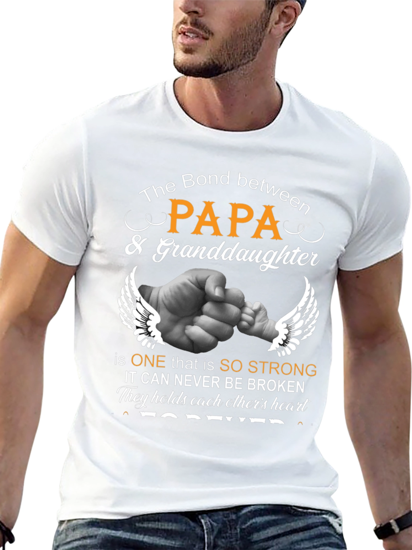 Papa & Granddaughter Bond T-Shirt