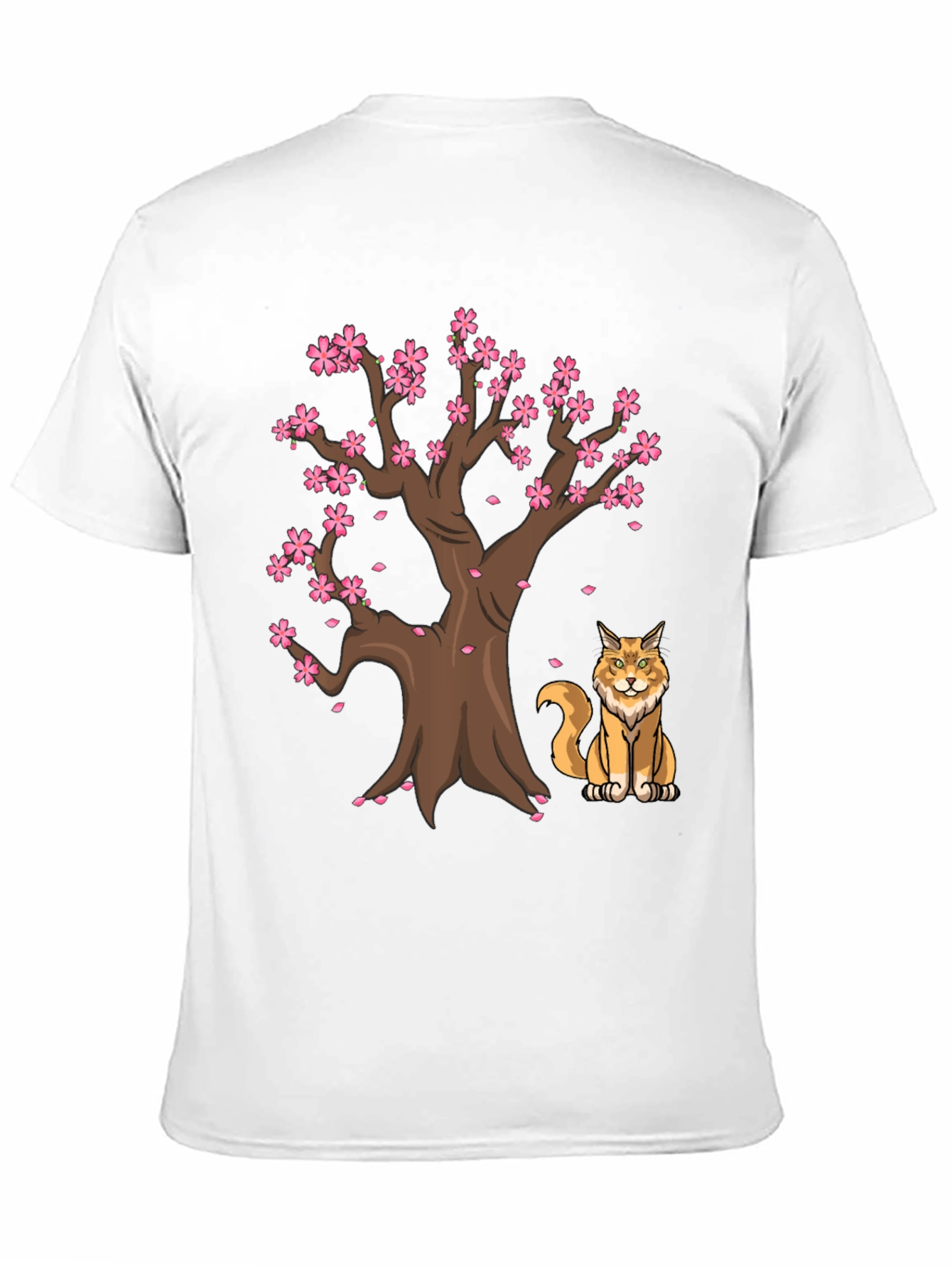 Sakura Tree Cat T-Shirt
