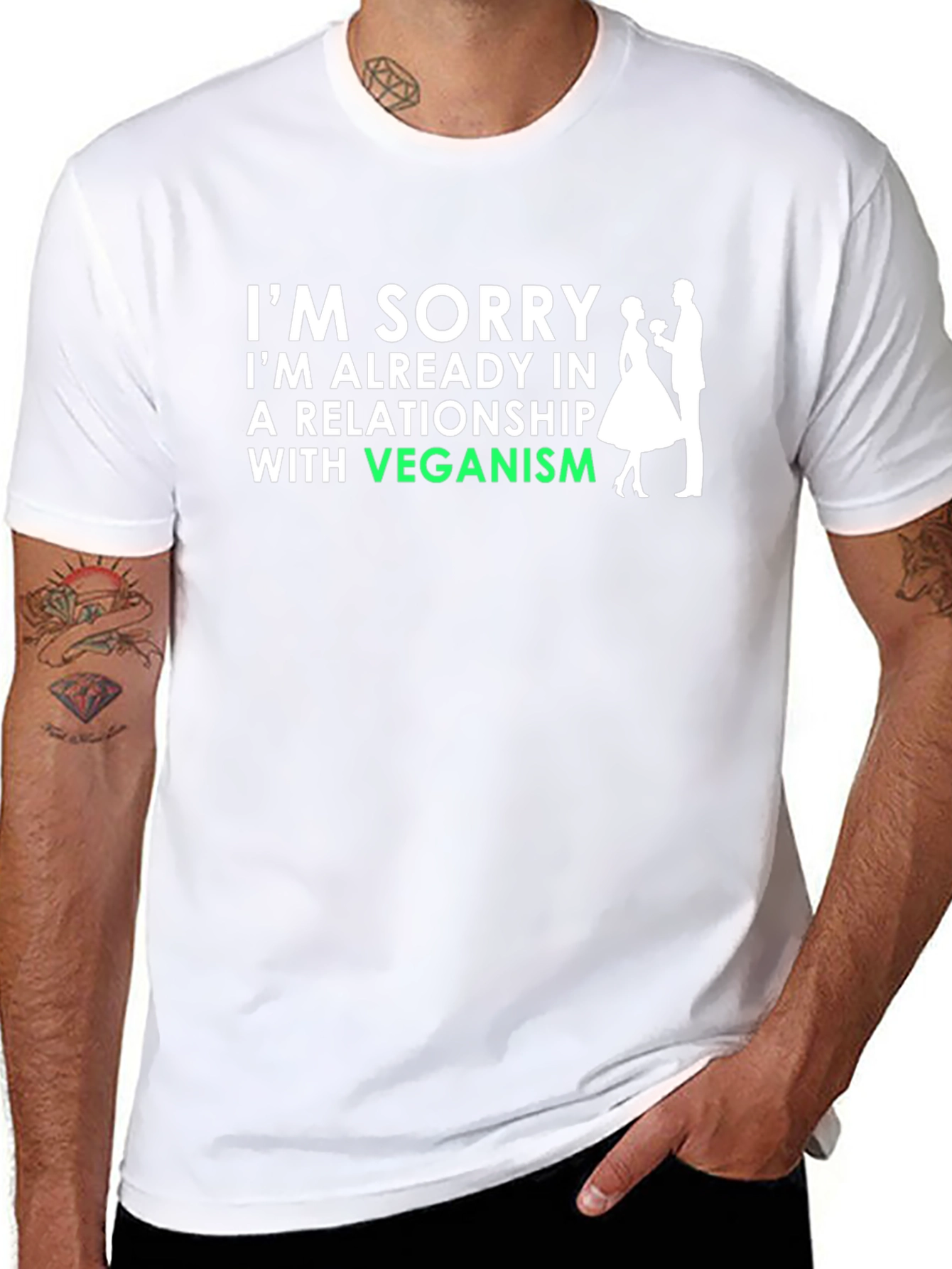 Vegan Relationship T-Shirt - Sorry Im Already Taken!