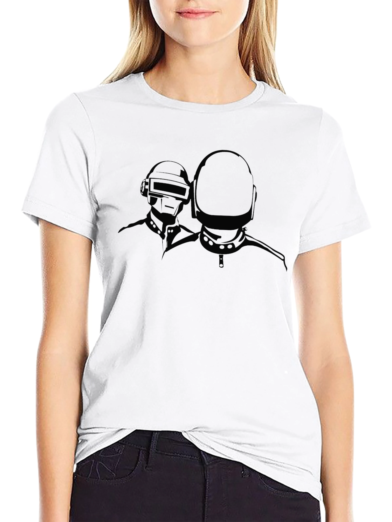 Daft Punk Graphic Black T-Shirt