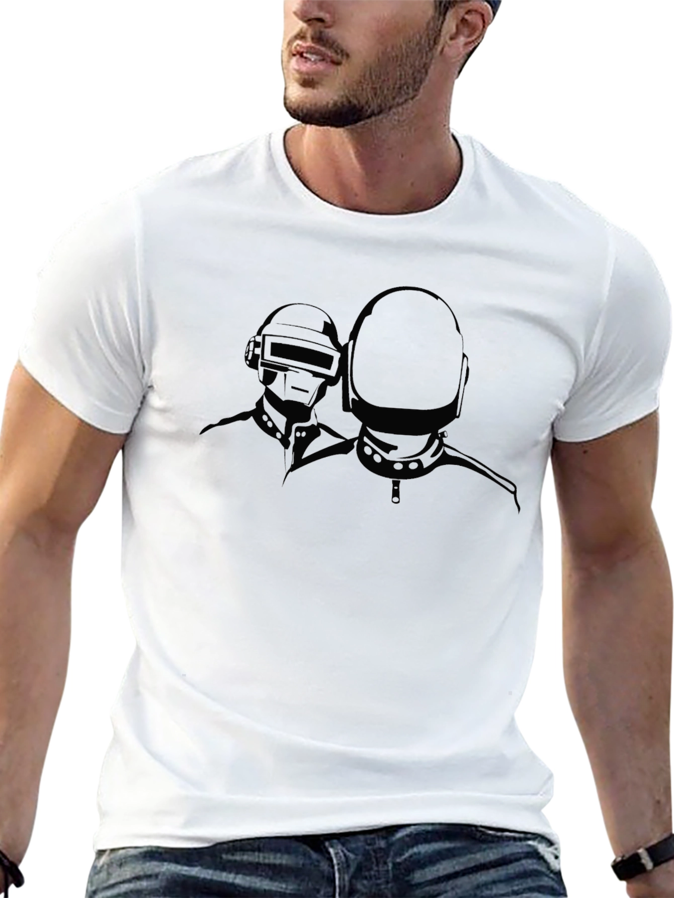 Daft Punk Graphic Black T-Shirt