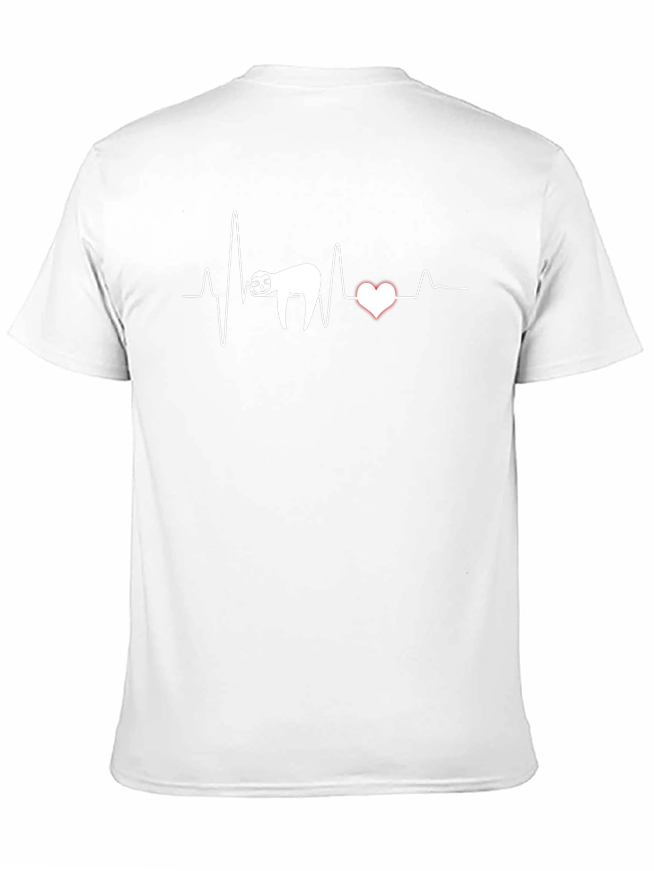 Sloth Heartbeat T-Shirt - Lazy Love Tee