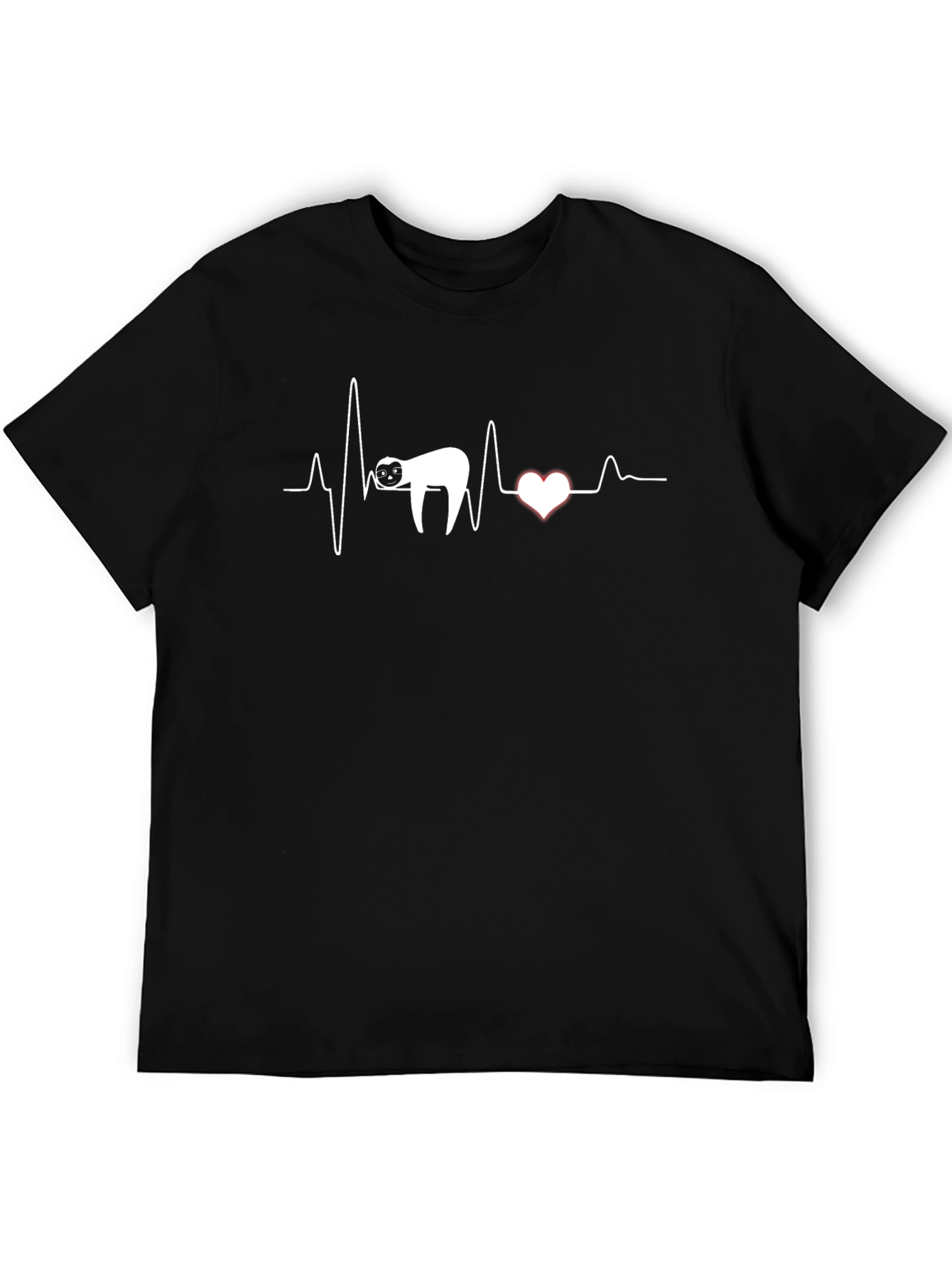 Sloth Heartbeat T-Shirt - Lazy Love Tee