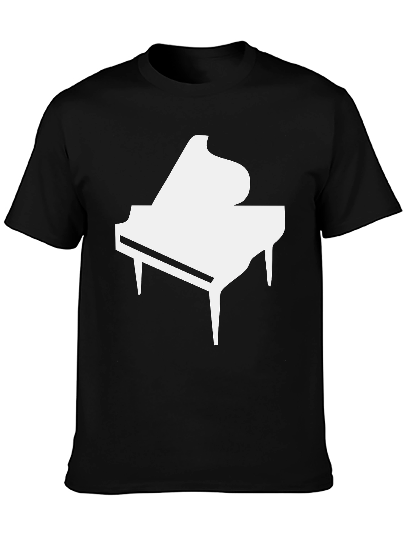 Grand Piano Graphic Tee - Music Lovers T-Shirt