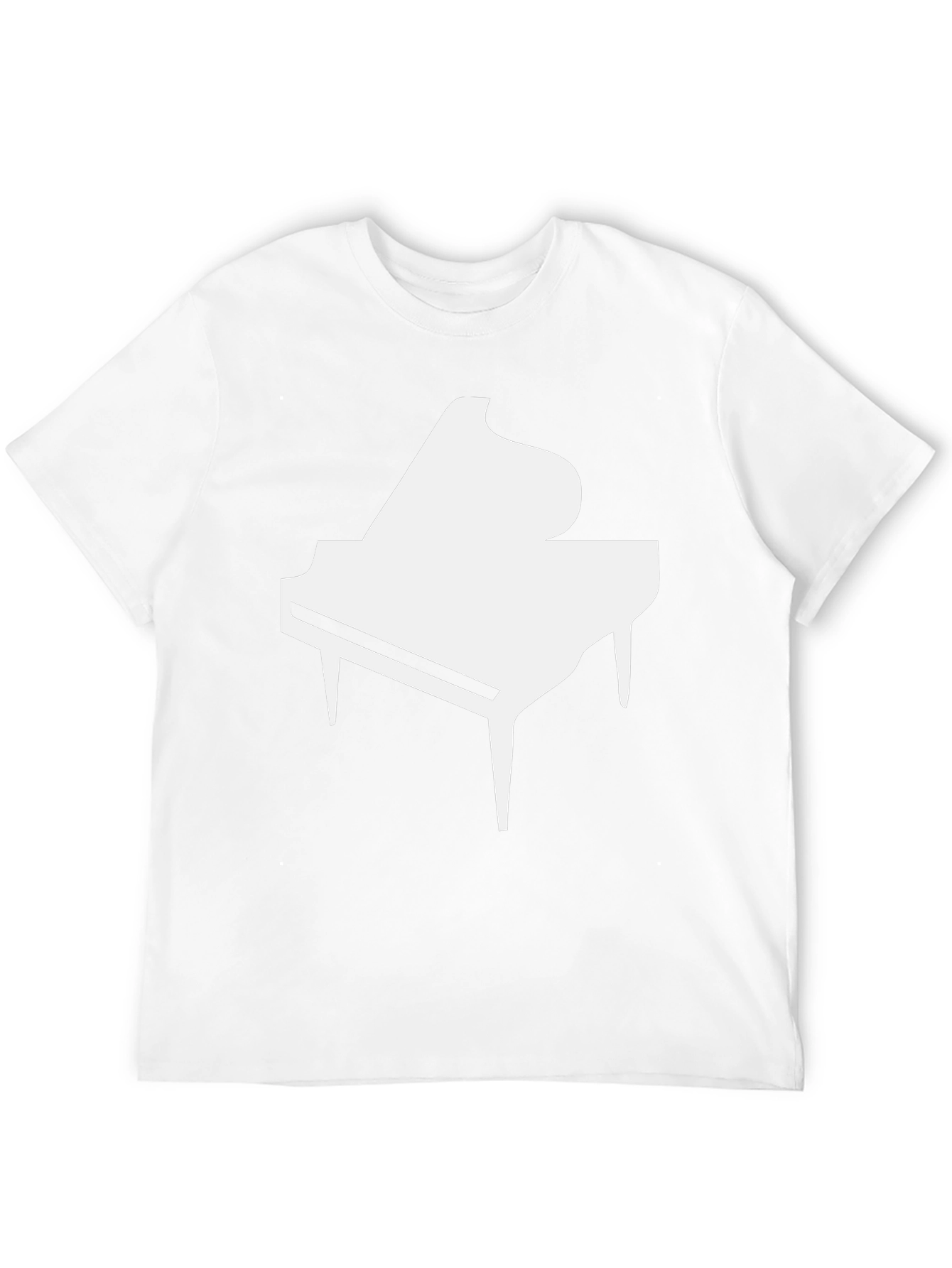 Grand Piano Graphic Tee - Music Lovers T-Shirt