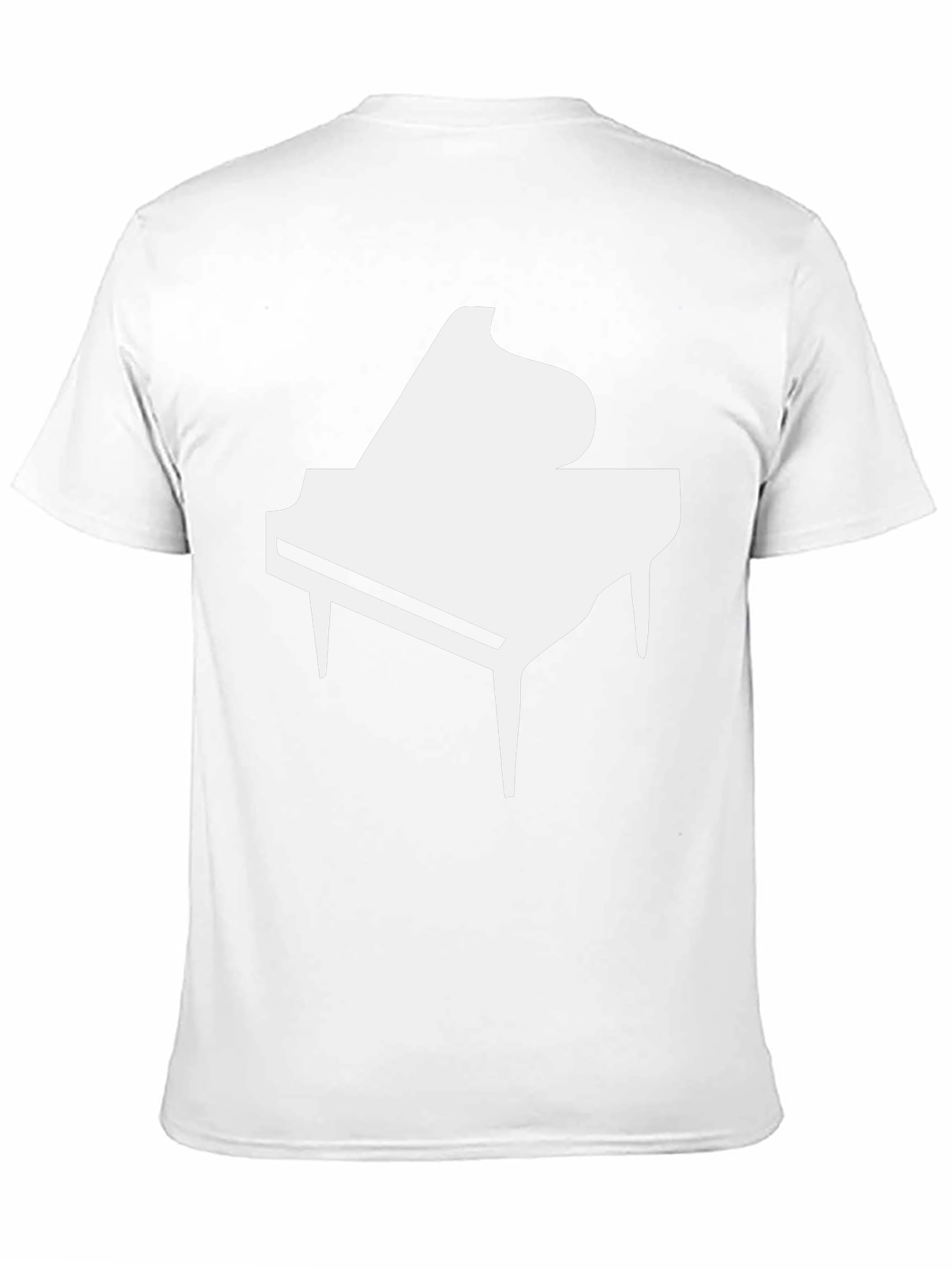 Grand Piano Graphic Tee - Music Lovers T-Shirt