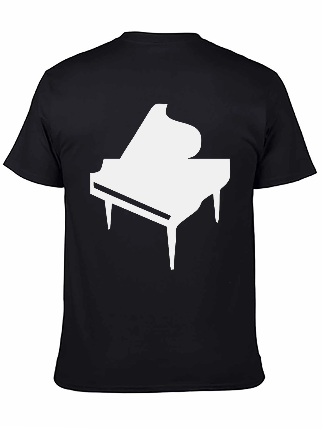 Grand Piano Graphic Tee - Music Lovers T-Shirt