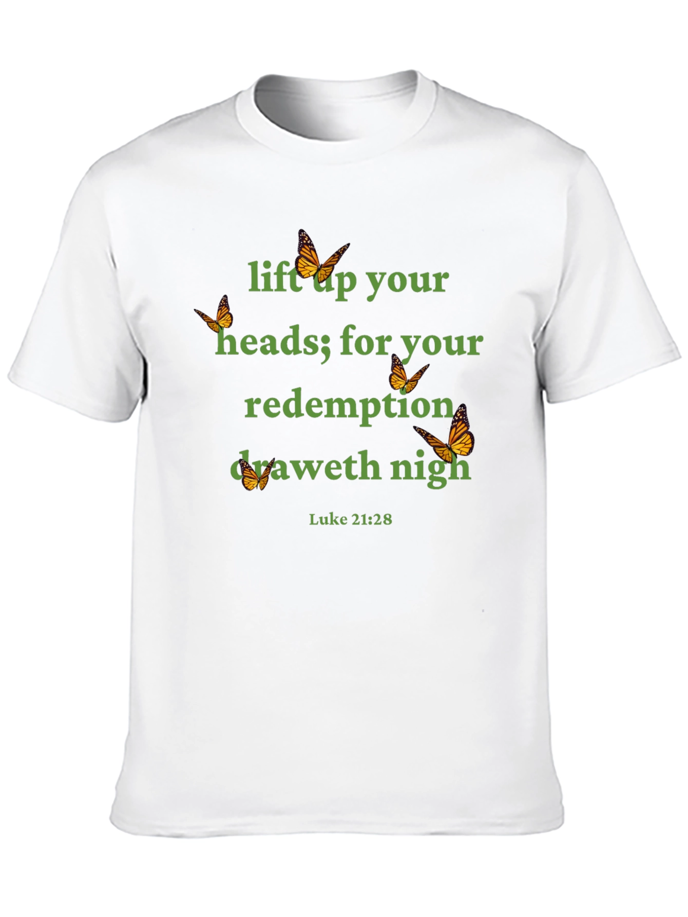 Luke 21:28 Graphic Tee - Redemption is Near