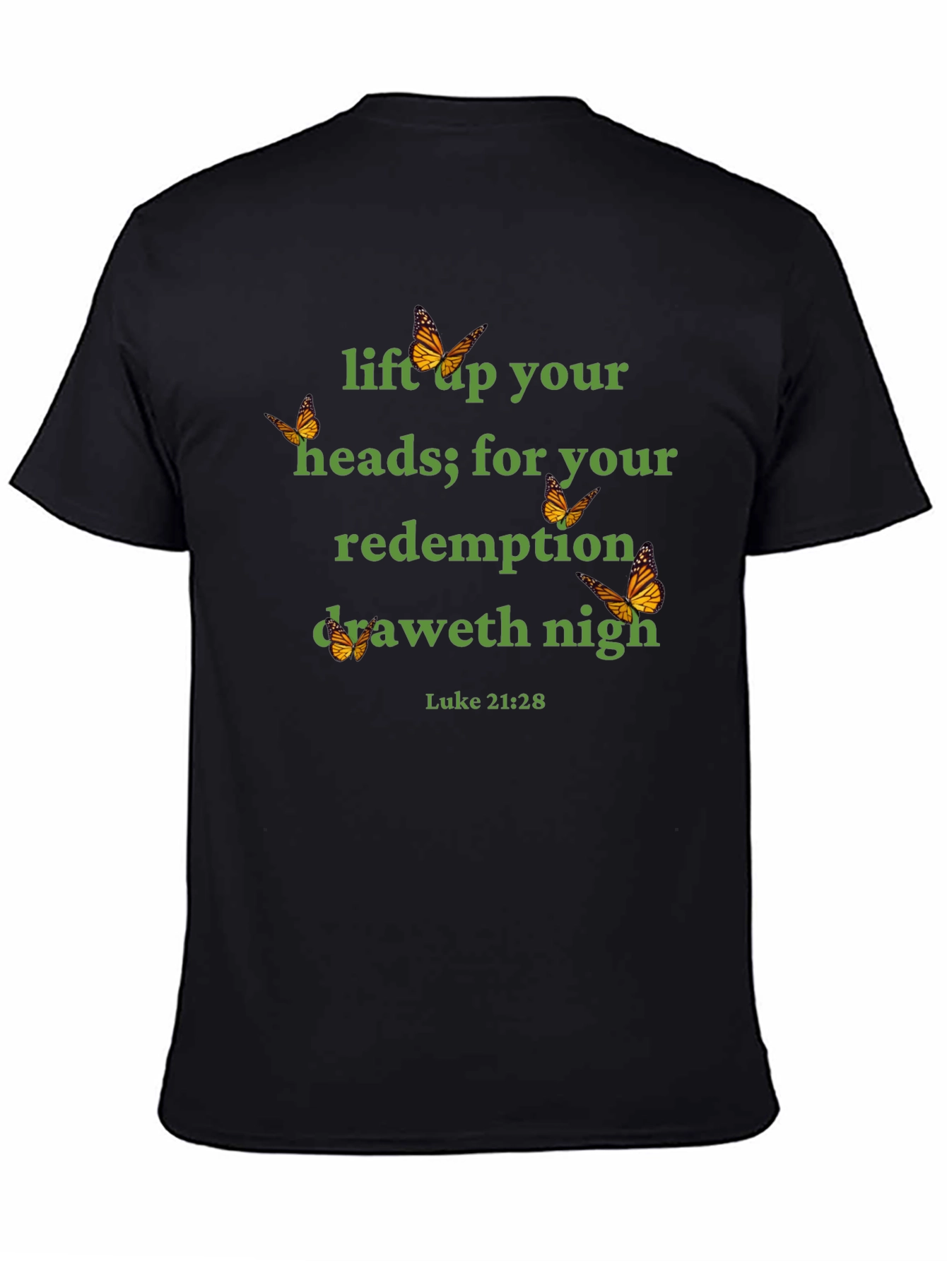 Luke 21:28 Graphic Tee - Redemption is Near