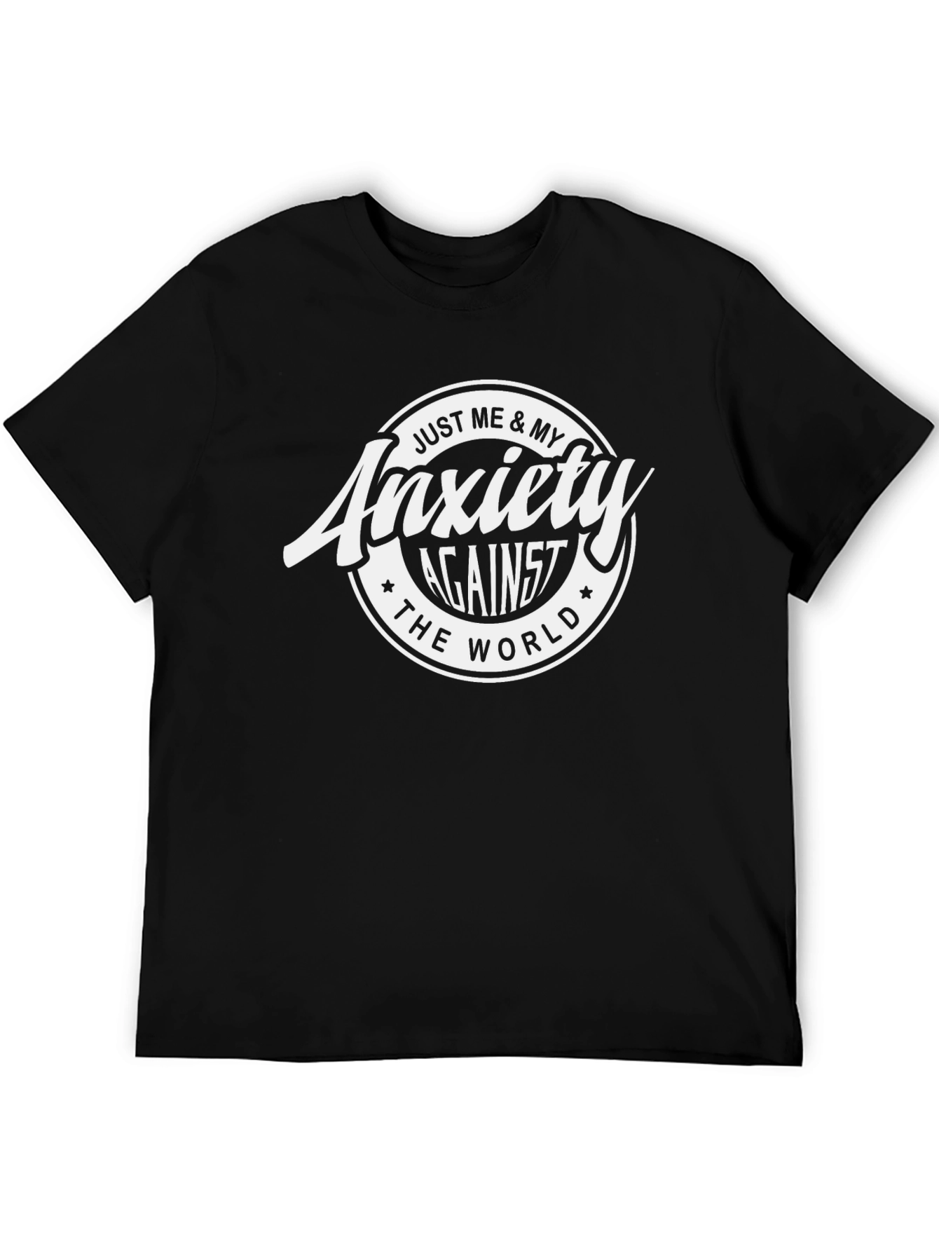 Anxiety Against The World Graphic Tee