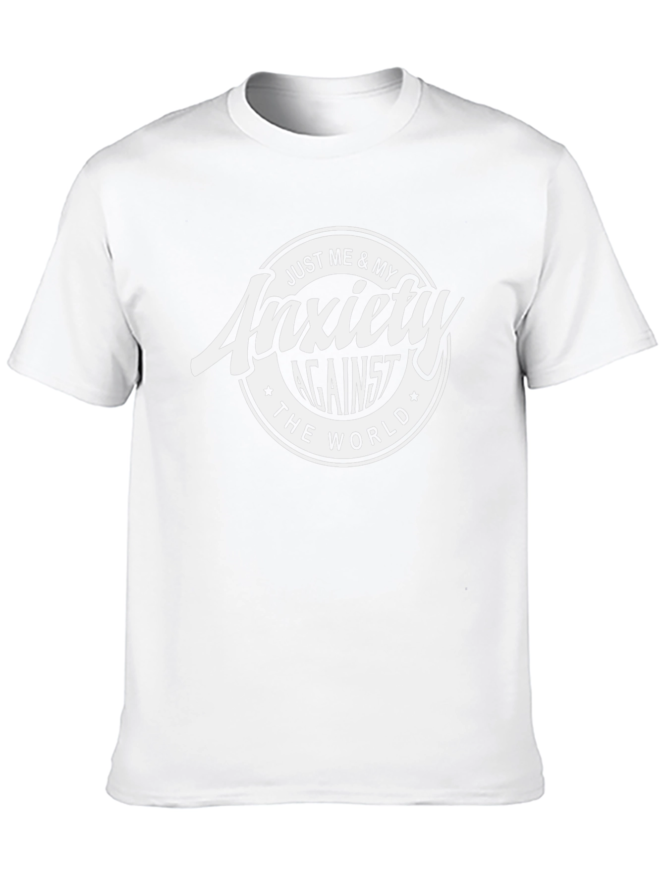 Anxiety Against The World Graphic Tee