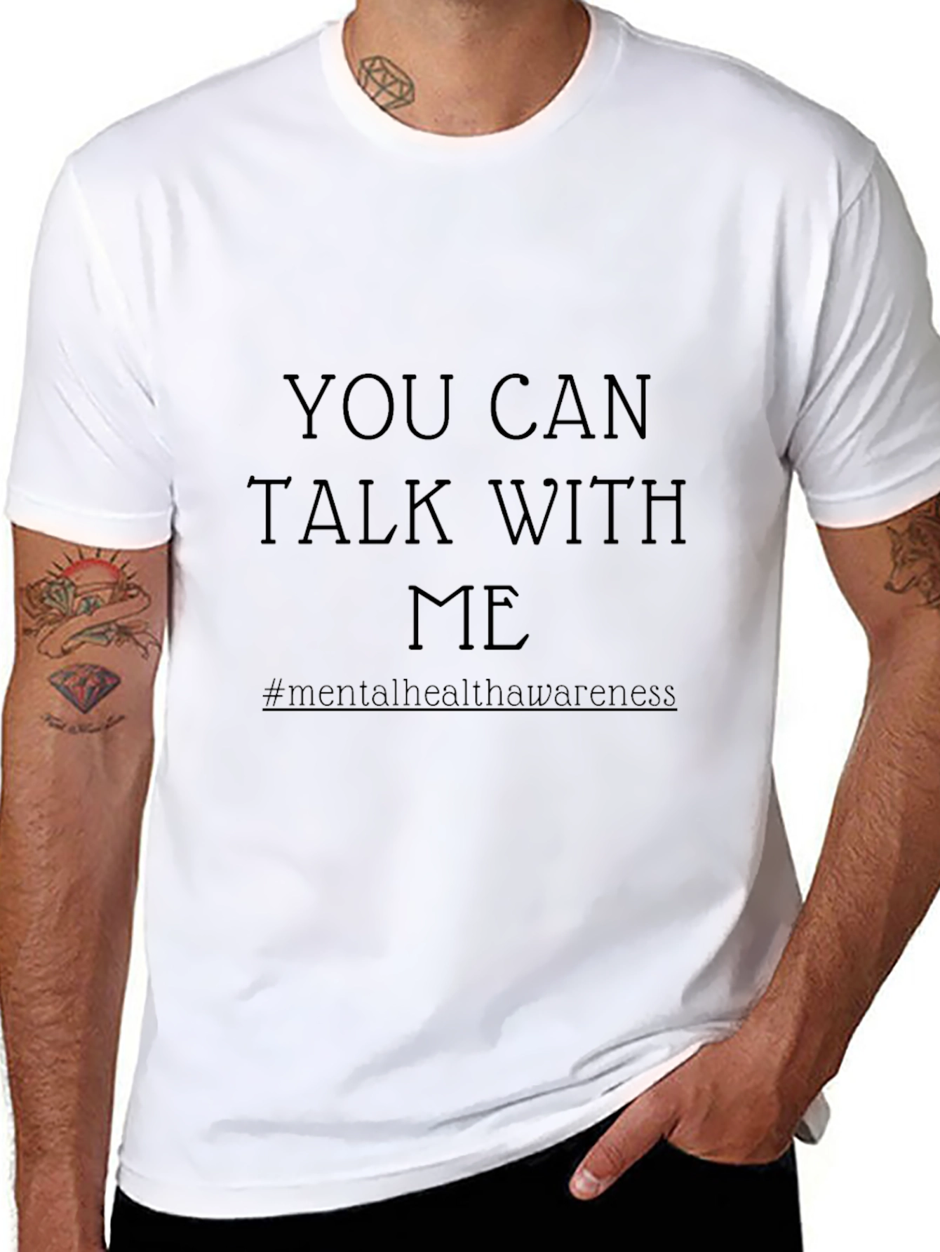 You Can Talk With Me Mental Health T-Shirt
