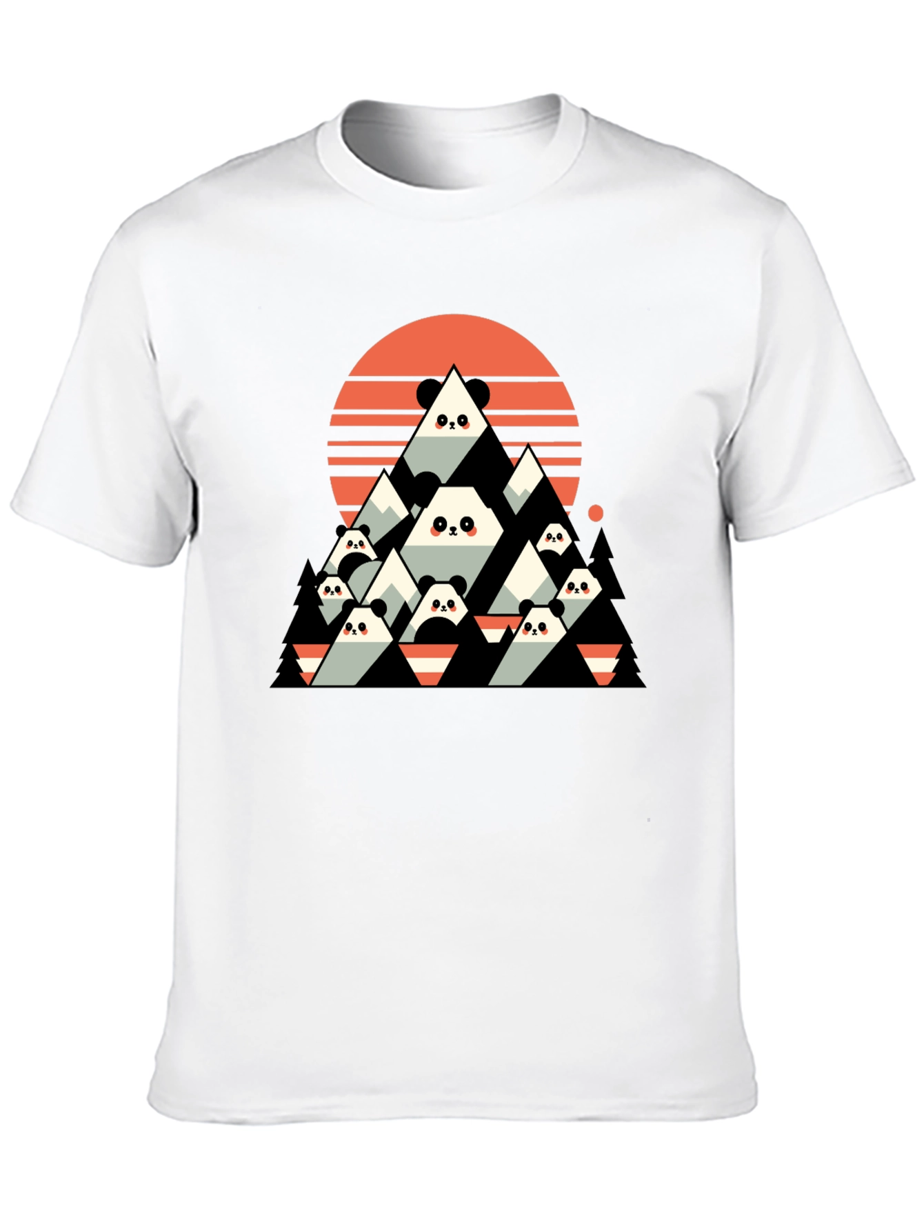 Panda Mountain Graphic Tee
