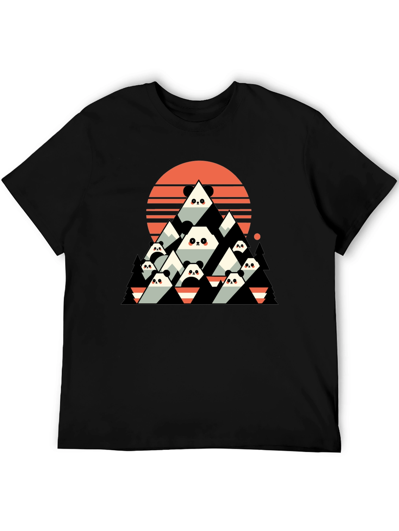 Panda Mountain Graphic Tee
