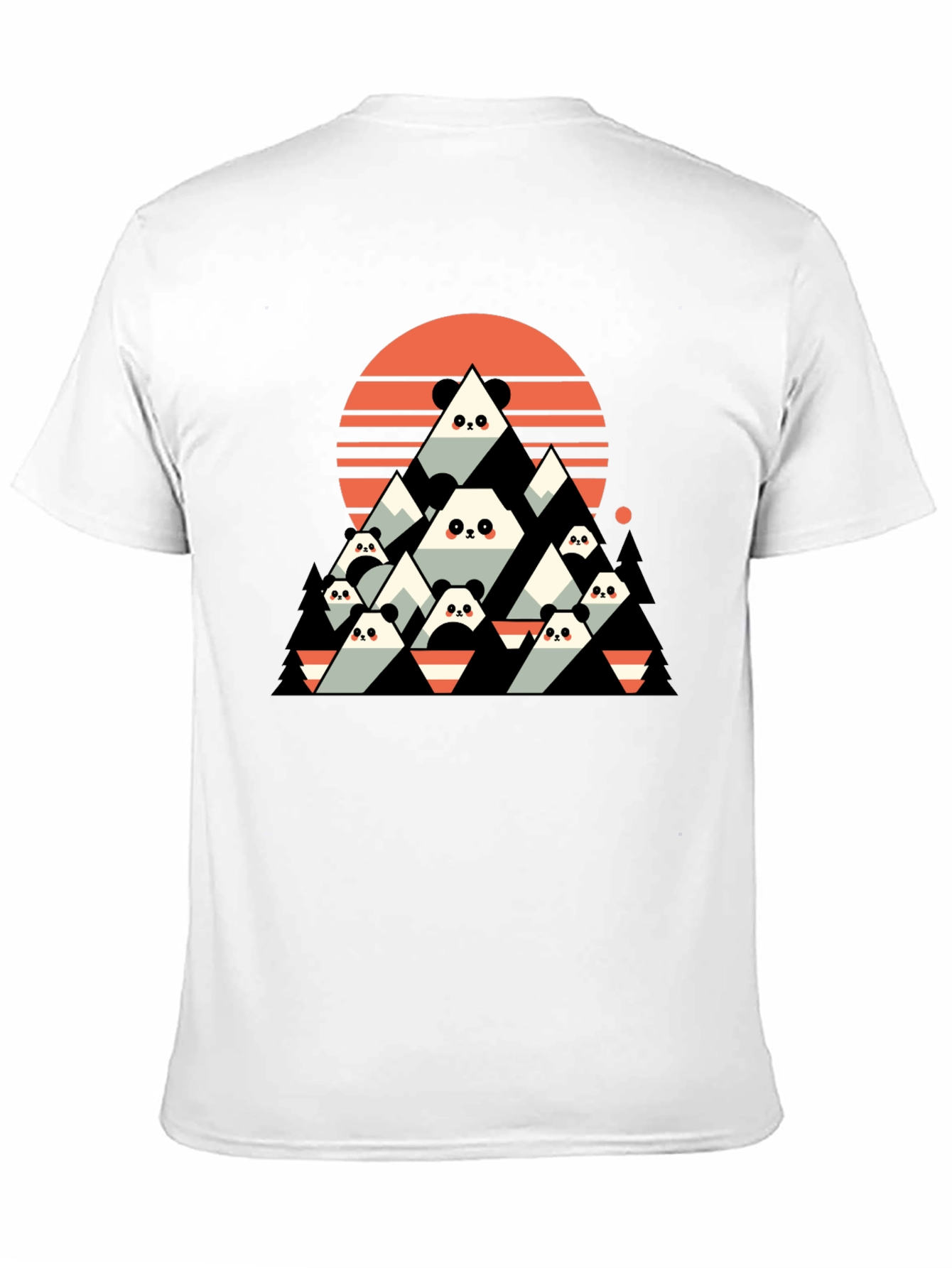 Panda Mountain Graphic Tee
