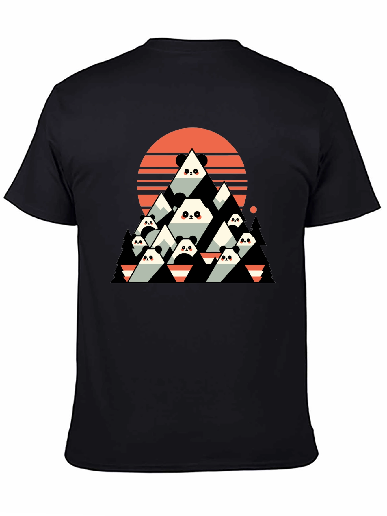 Panda Mountain Graphic Tee