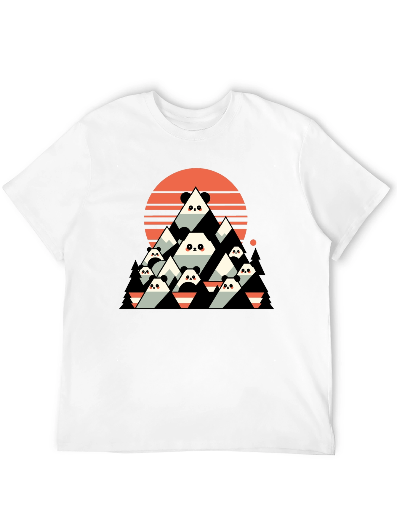 Panda Mountain Graphic Tee