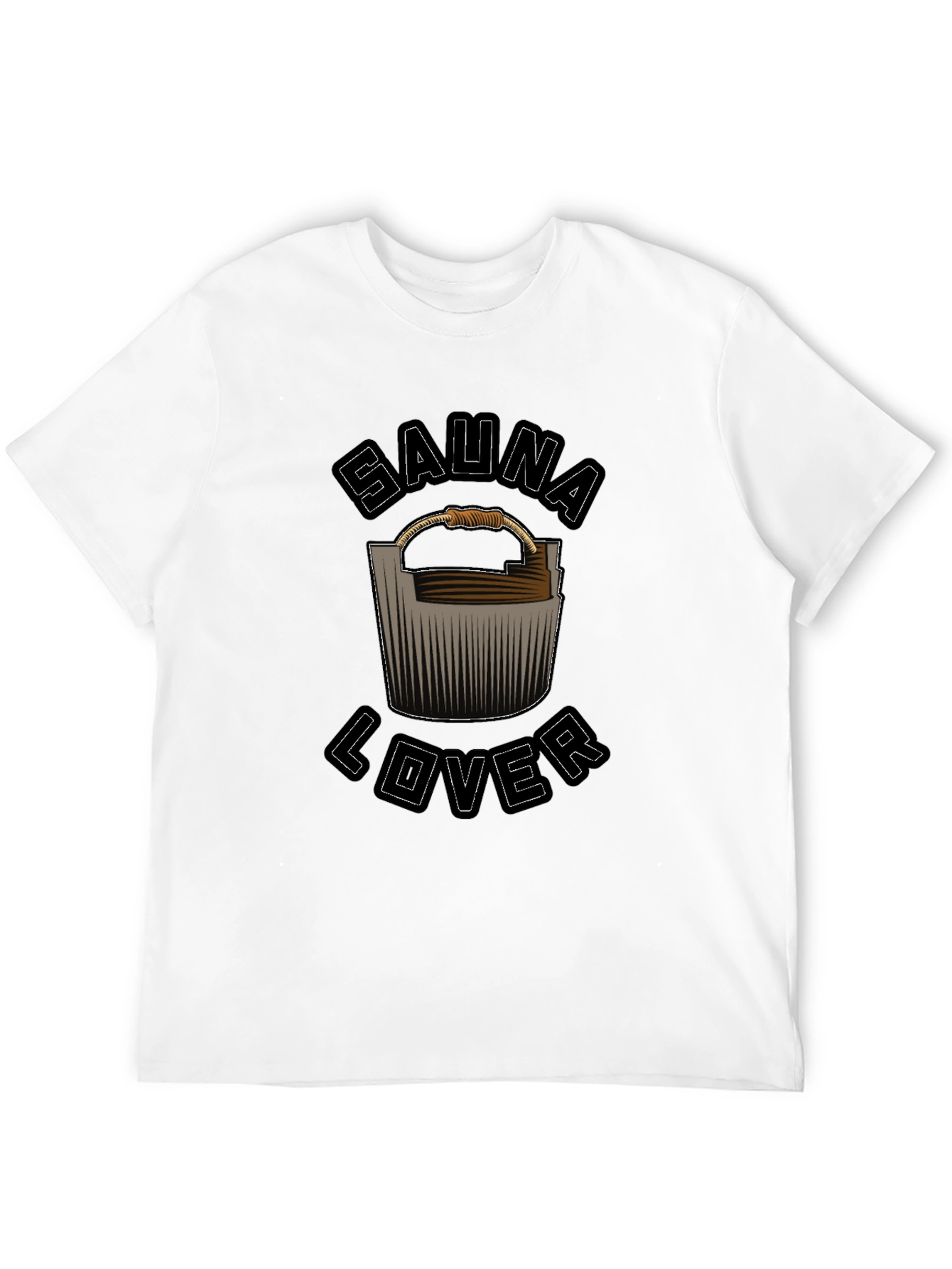 Sauna Lover Black Graphic Tee